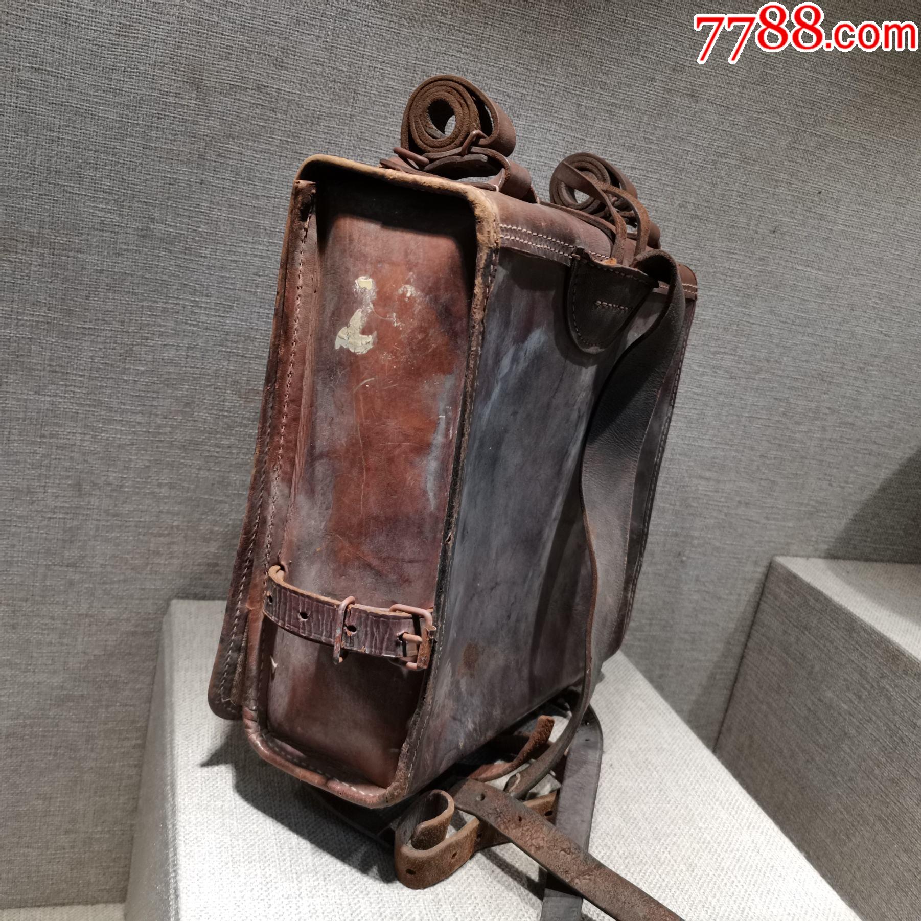 红色收藏抗战时期日军遗留背囊背包原品包老适用爱国教育展览