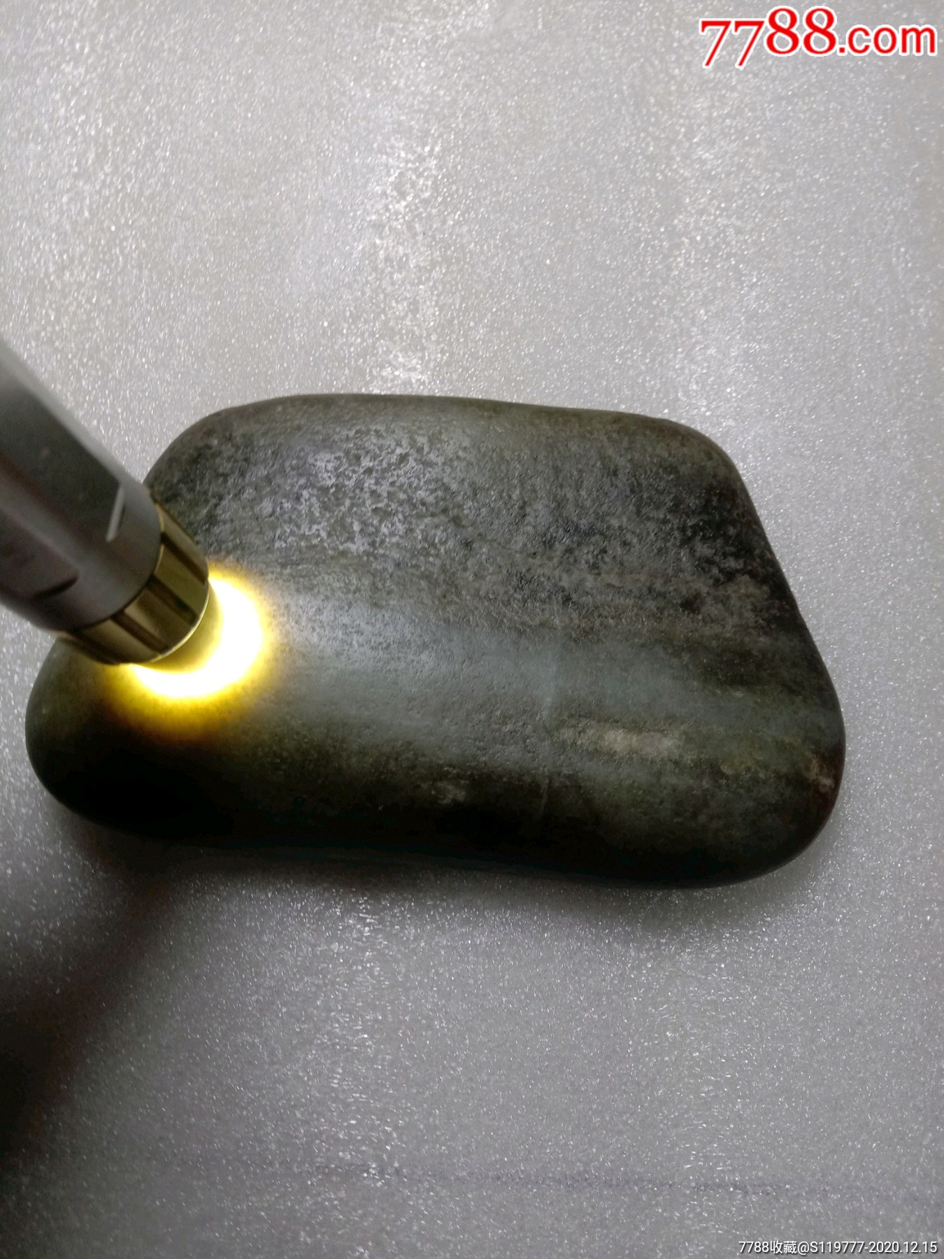 和田玉黑皮籽料-和田玉-7788收藏