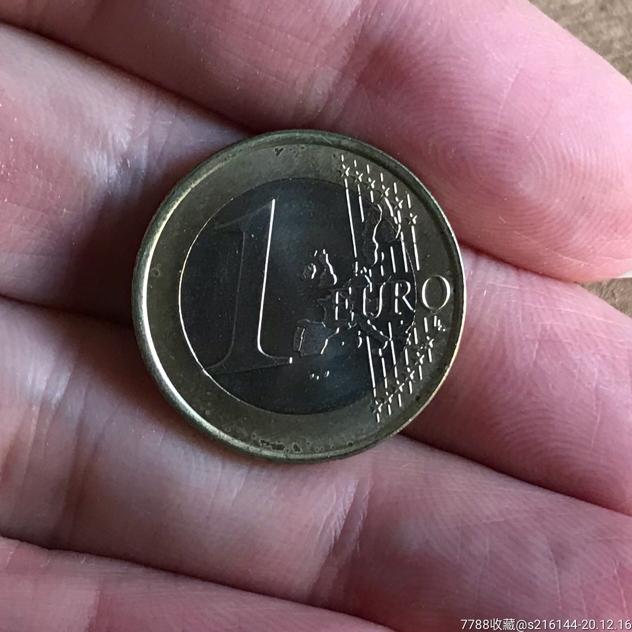 2002年欧元双色硬币1欧元