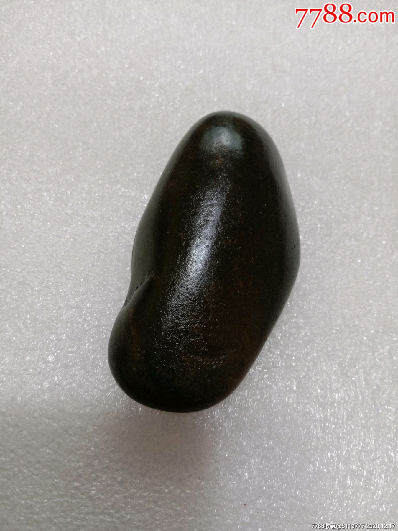 和田玉万年黑皮籽料-和田玉-7788收藏