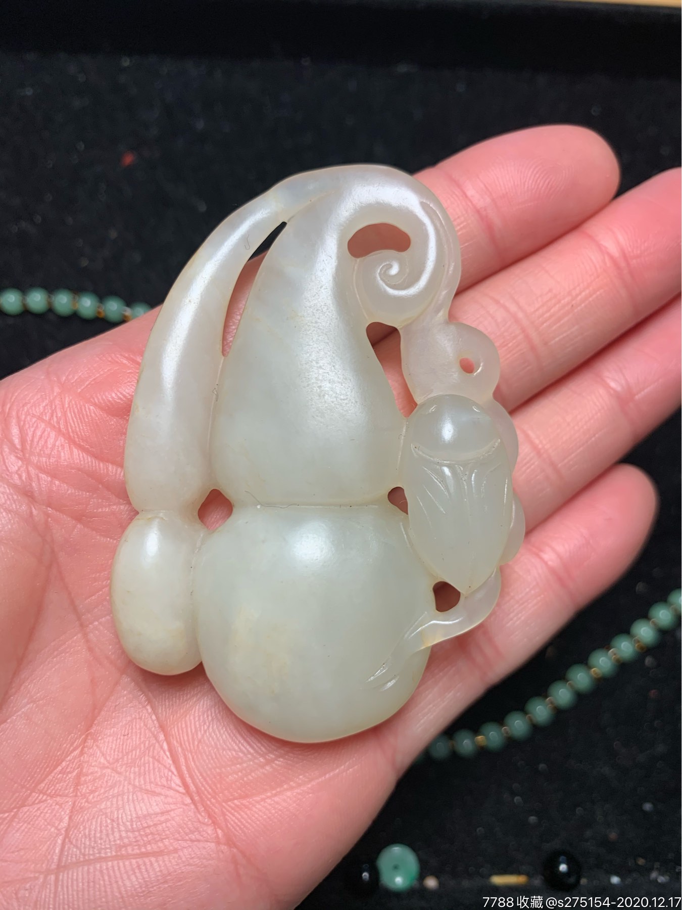 精品和田玉福禄寿喜挂件-和田玉-7788玉器收藏