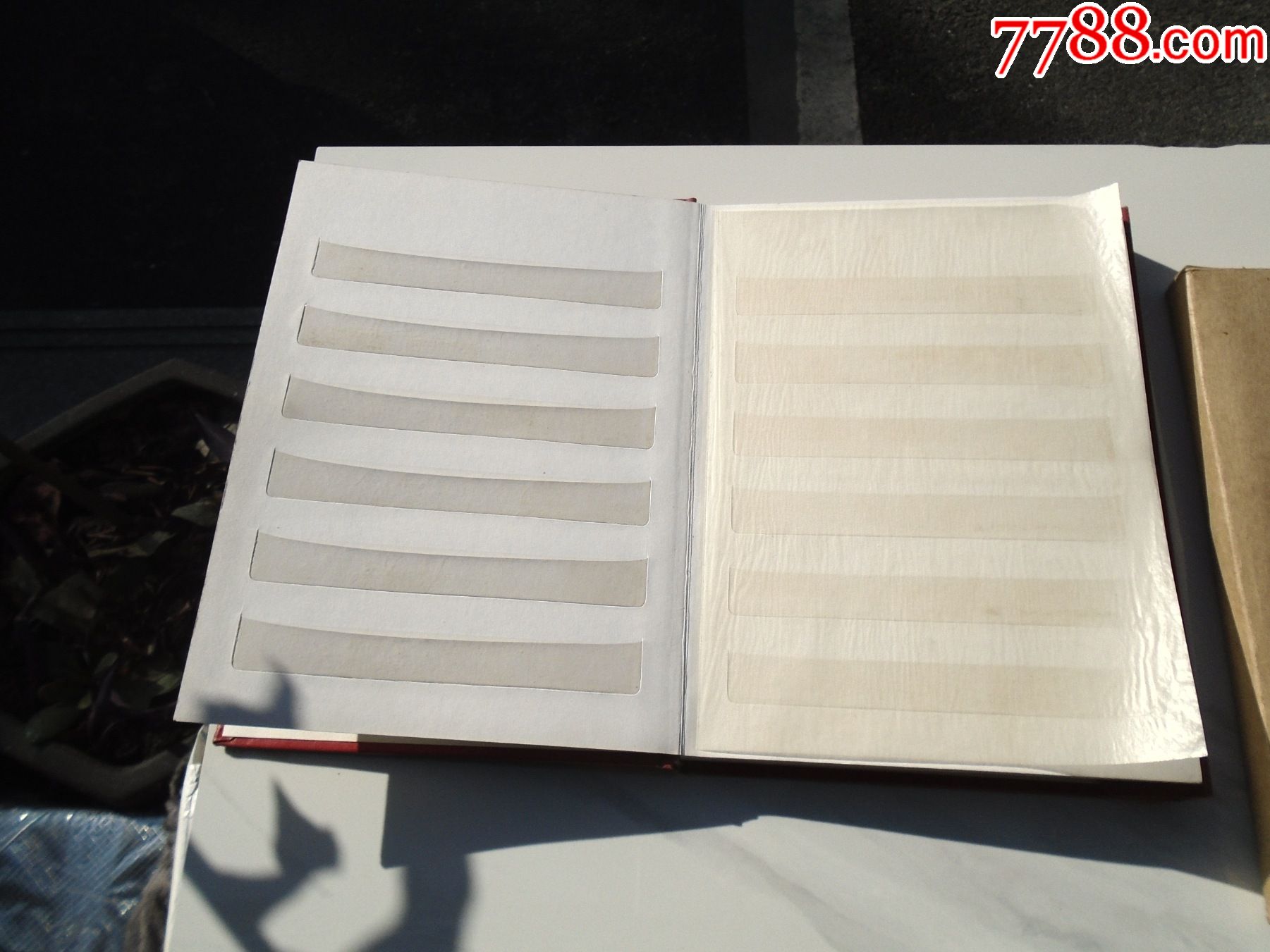 stmpalbum(16开空册子,邮票夹子一本,详见书影)-集邮工具-7788烟标