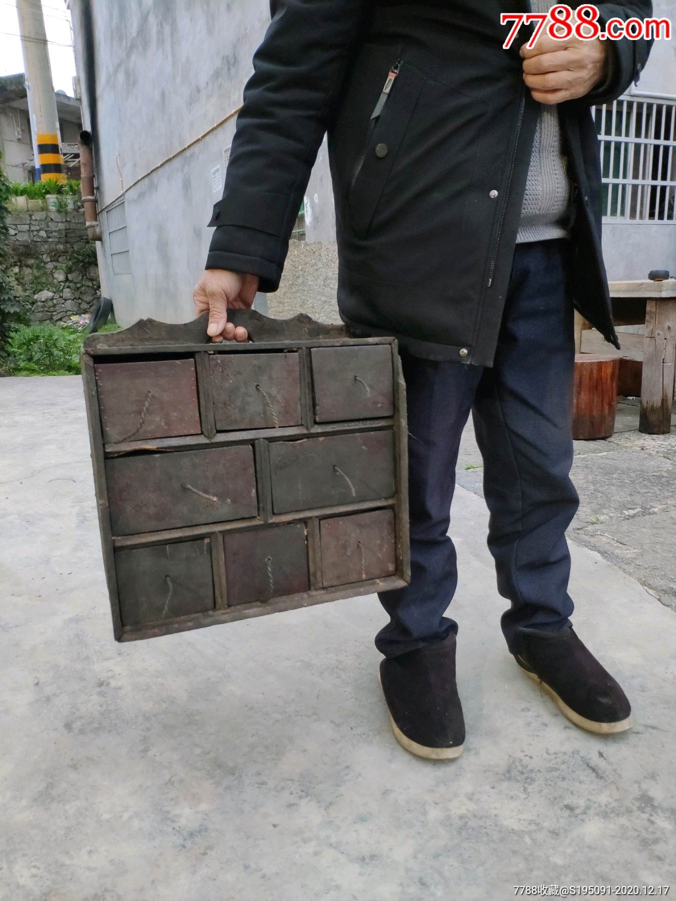 清代郎中出诊医药箱中药箱