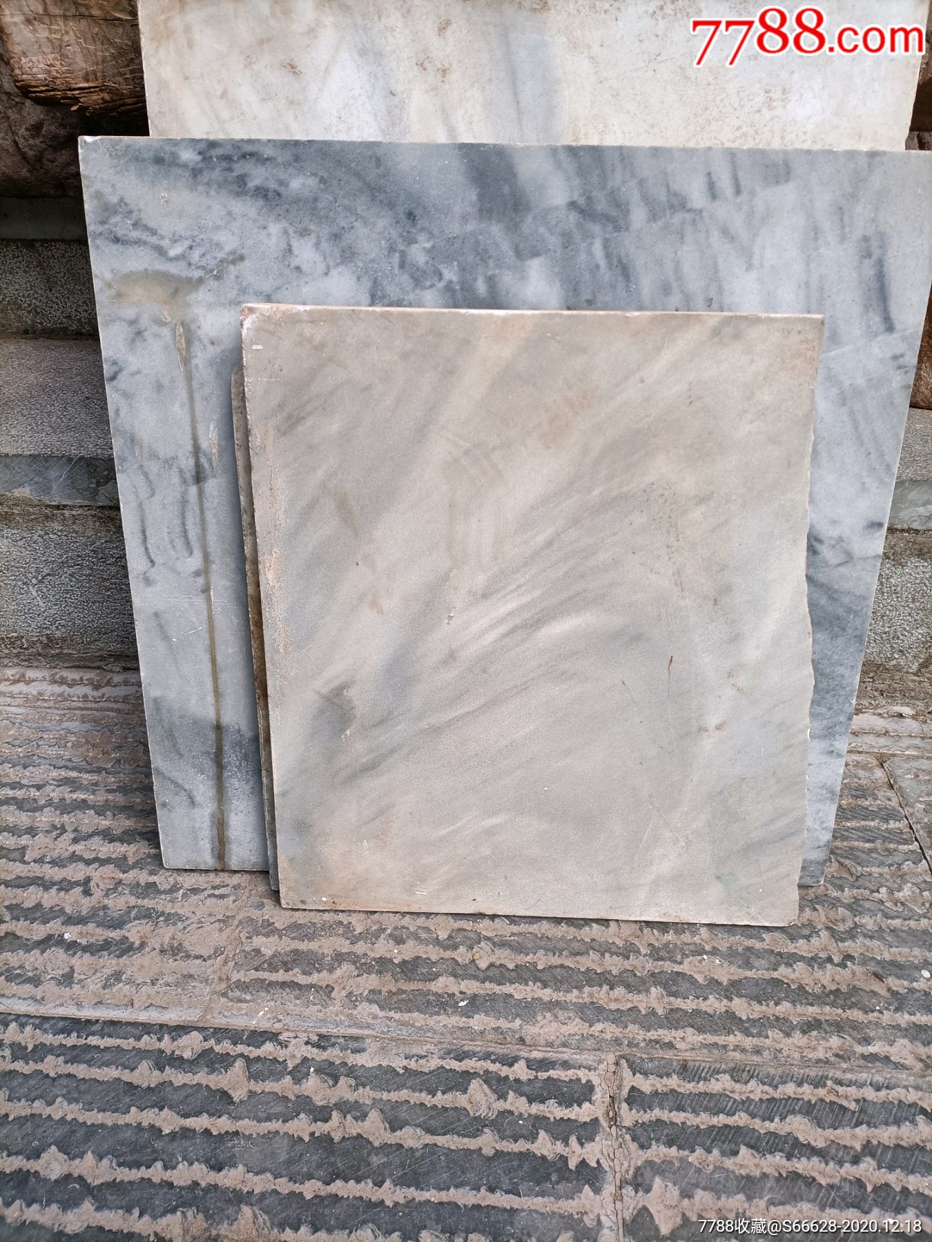 云南大理石楚石云石七八十年代的大理石很多石片桌子板凳上撬下来的