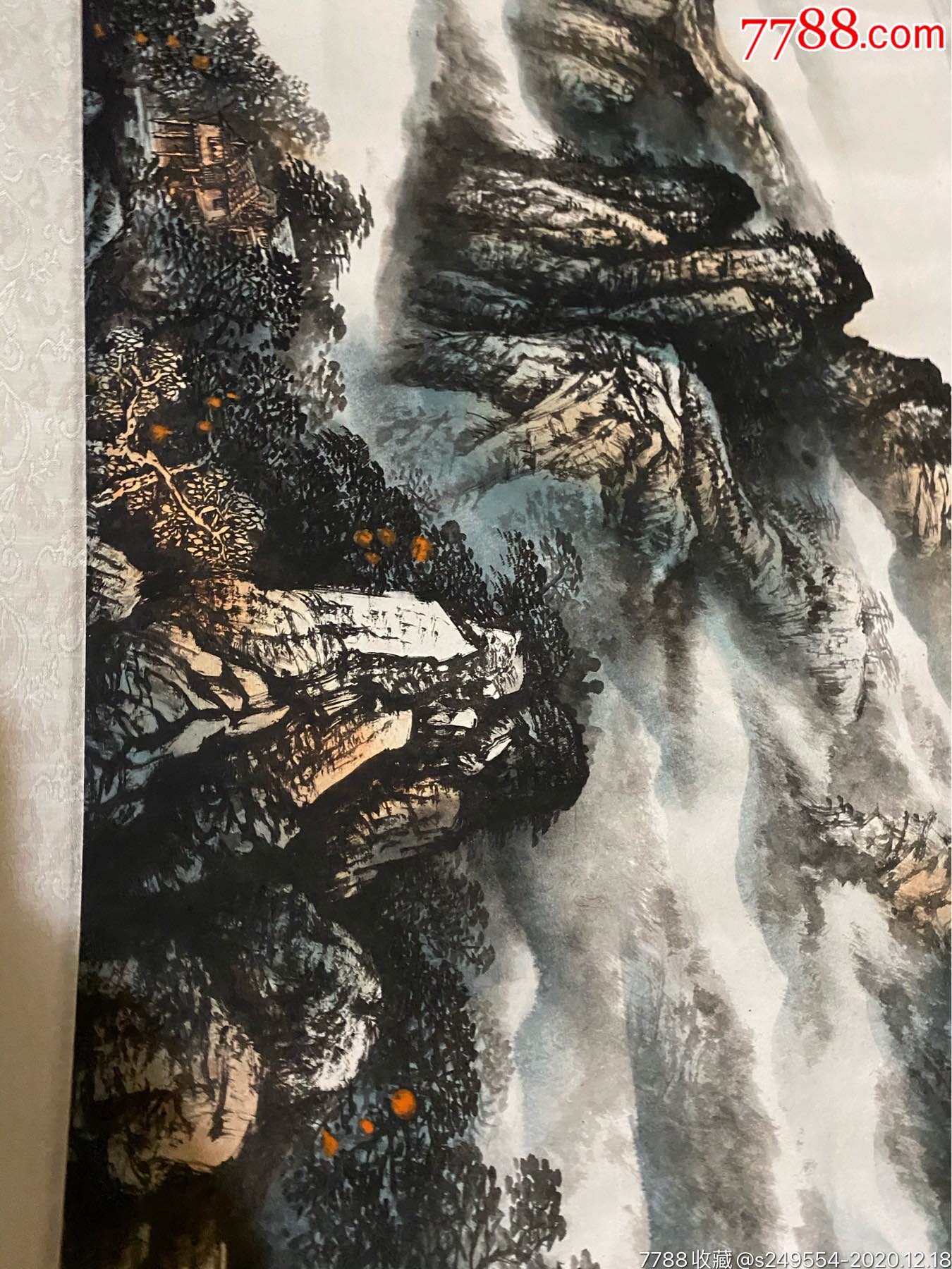 著名画家刘一民.深山画居_山水国画原作_第9张_7788字画网