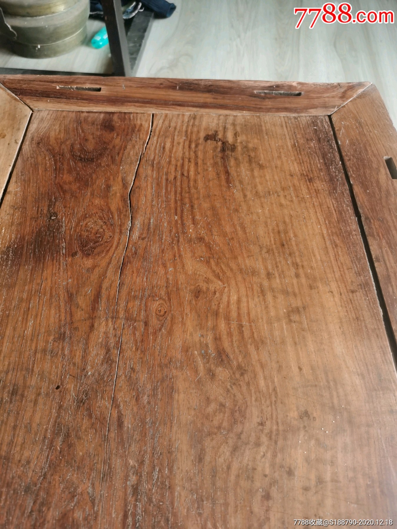 清代黄花梨大禅椅面