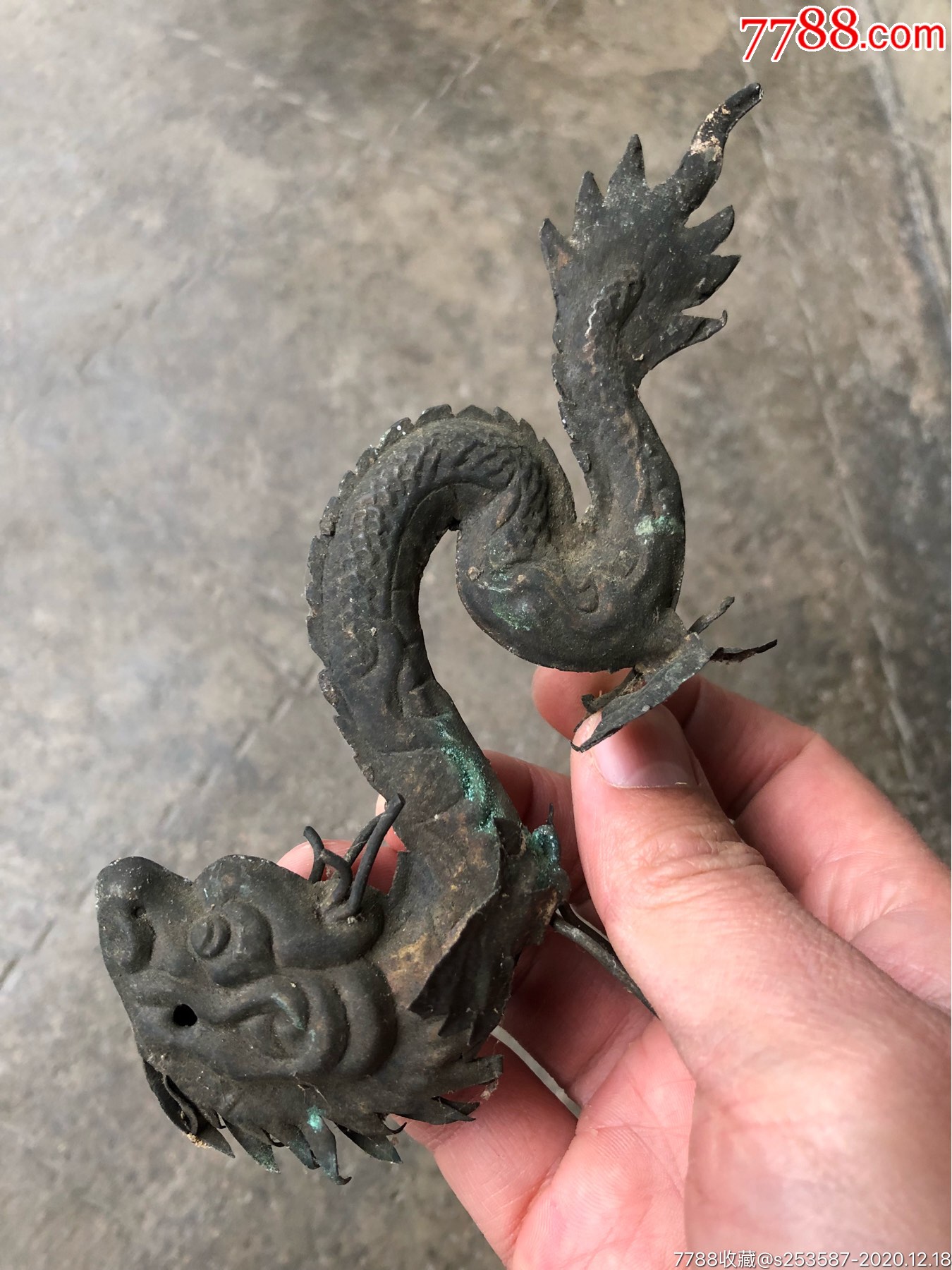 清代铜龙_铜杂件_图片鉴赏_收藏价格_7788铜器收藏