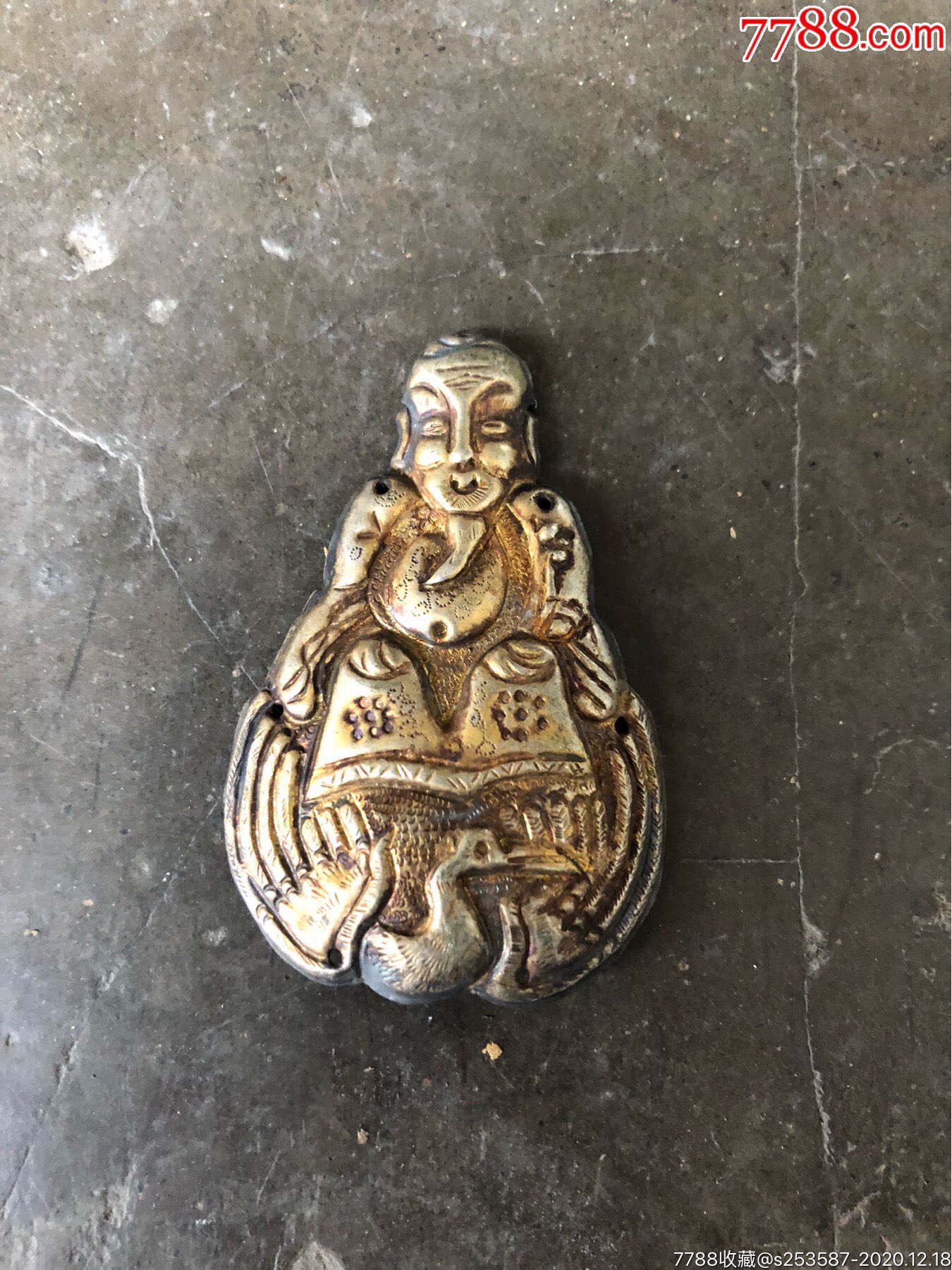 清代太上老君,清代银佛像