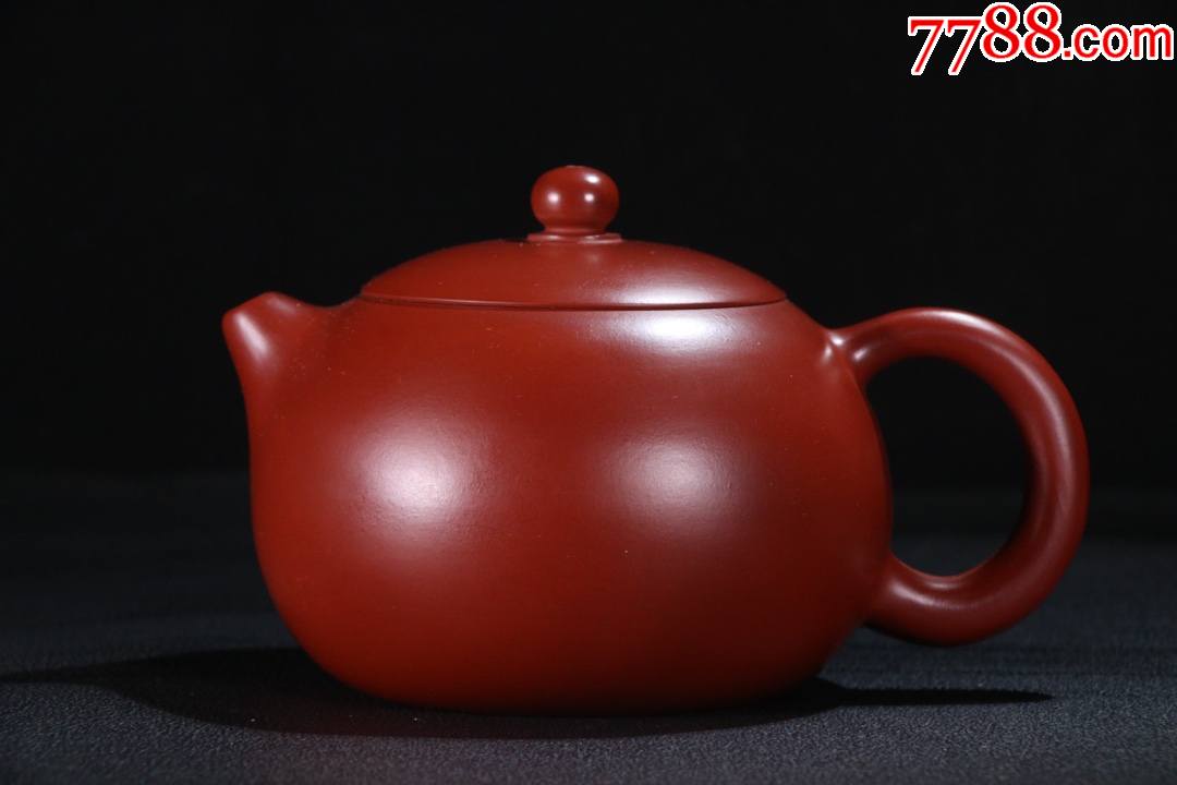 旧藏名人款原矿大红袍茶壶