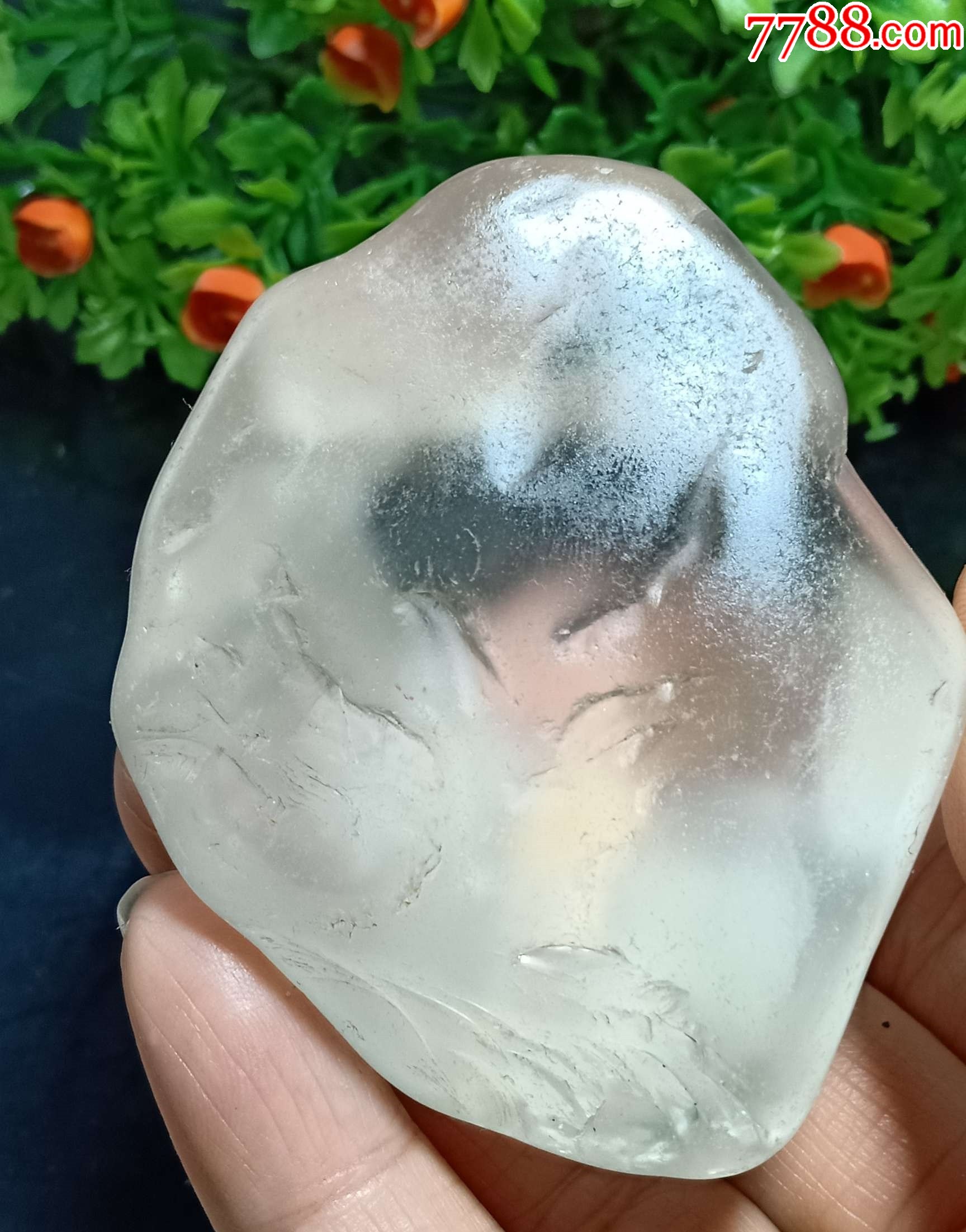 天然白水晶原石水晶碎石水晶工艺品摆件供佛厂家批发一件代发-阿里巴巴