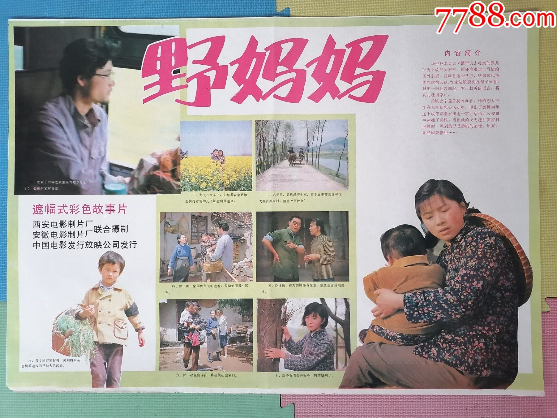 对开电影海报宣传画野妈妈姚守岗导演