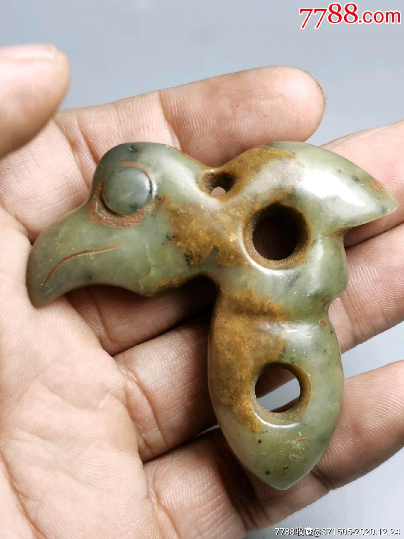 红山文化,玉鸟,,,高古玉器红山玉器