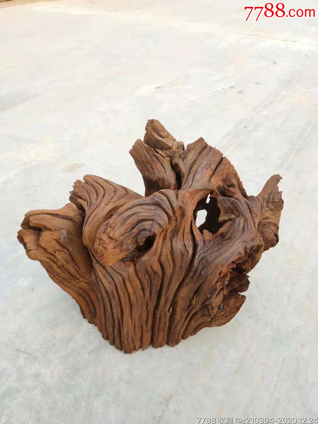 老榆木超风化木墩,造形独特漂亮._木雕摆件_第1张_7788旧家具收藏
