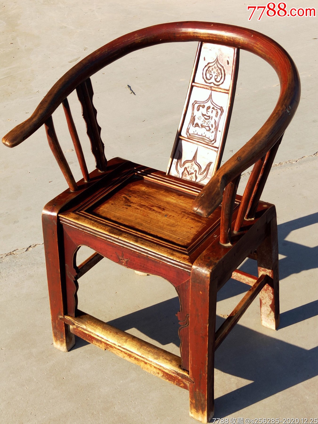 民国时期老圈椅一对,完整牢固,无残无修复,包浆一流,源头老货老皮壳