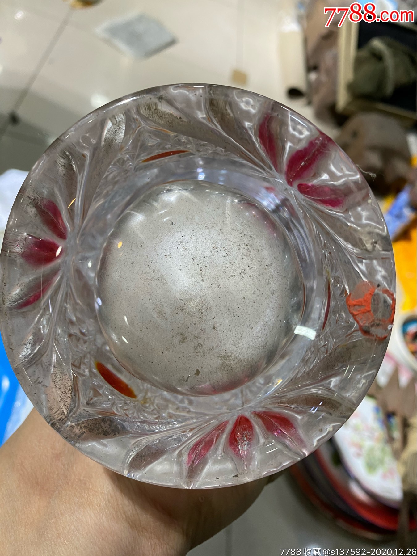 老玻璃瓶子摆件