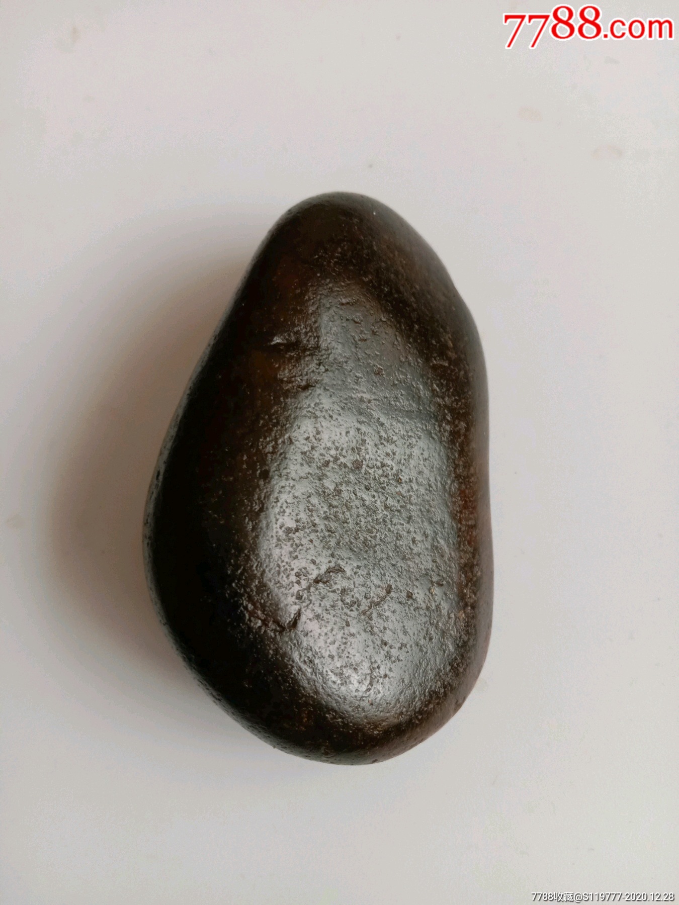 和田黑皮籽料-和田玉-7788收藏