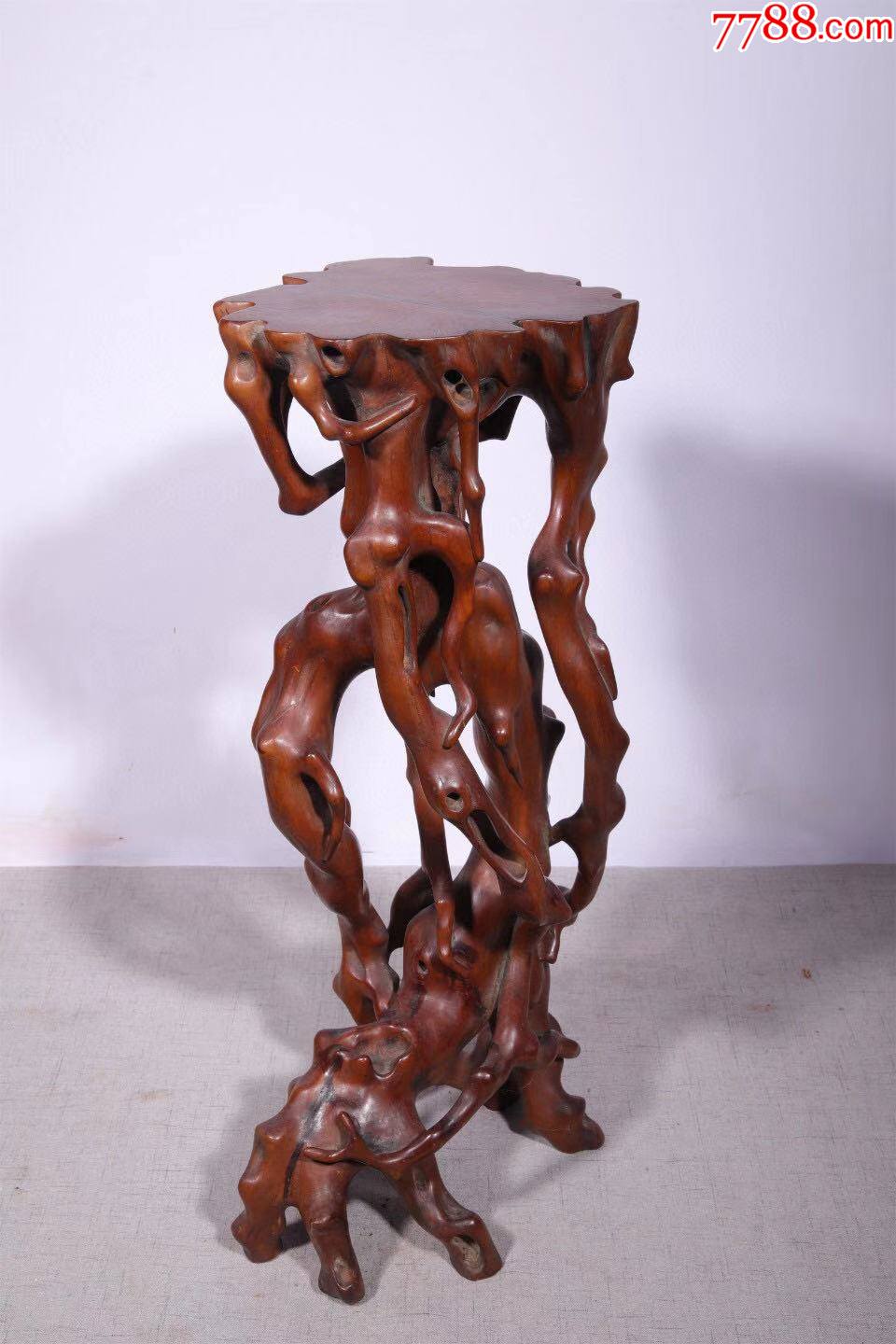 黄杨木根雕尺寸20x19x54cm