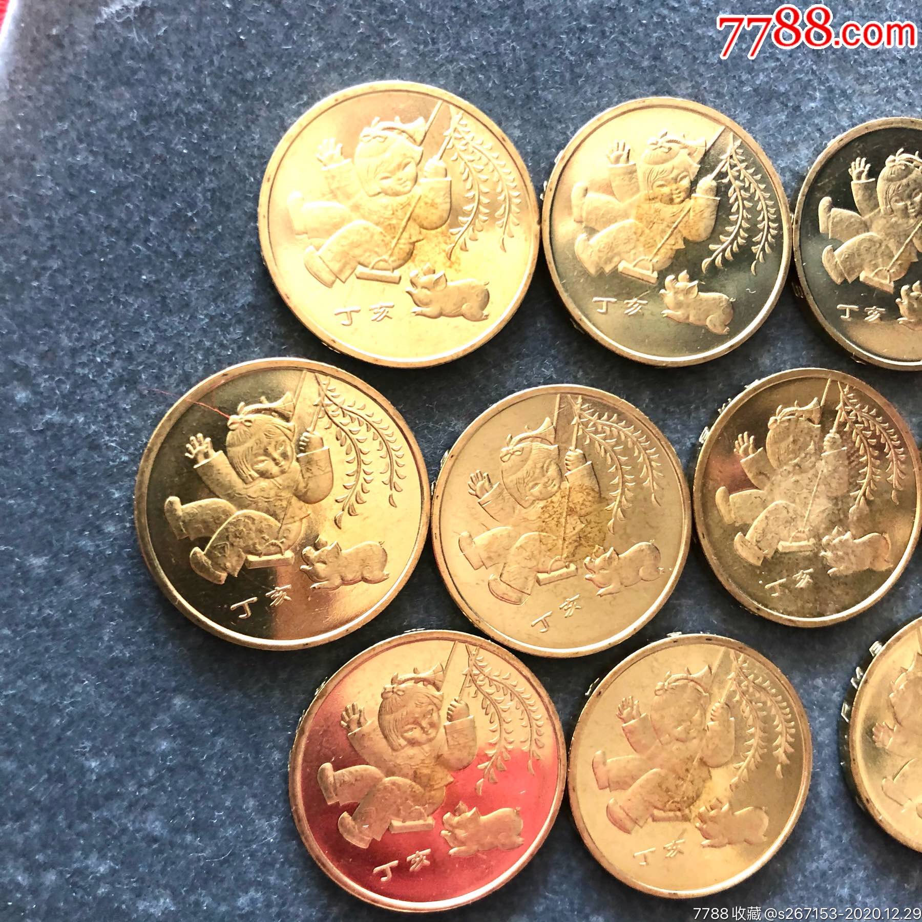 2007年生肖猪币10个_普通纪念币_第2张_7788钱币网