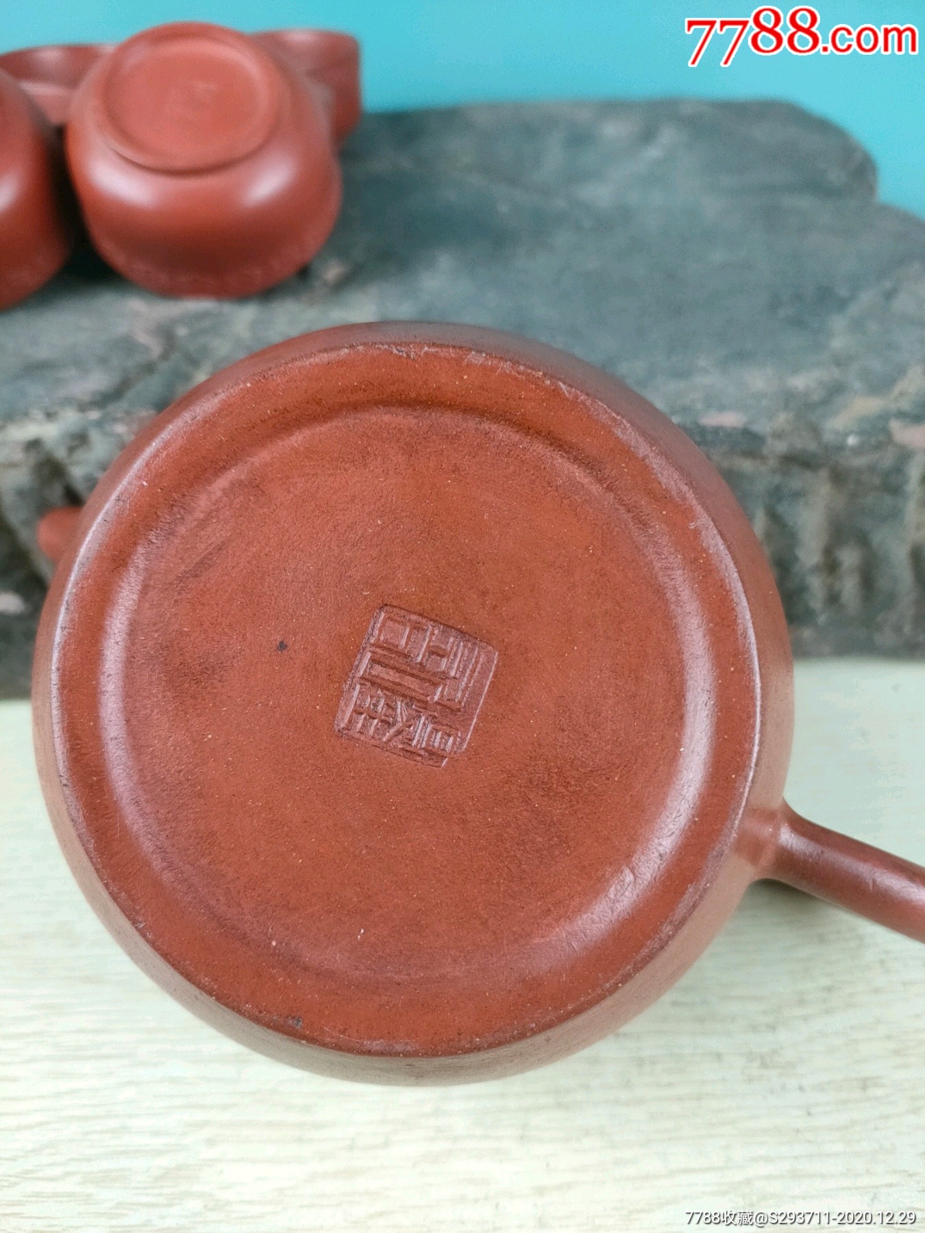 近代名人陈曼生纯手工精致紫砂壶一套,附有珍藏证书