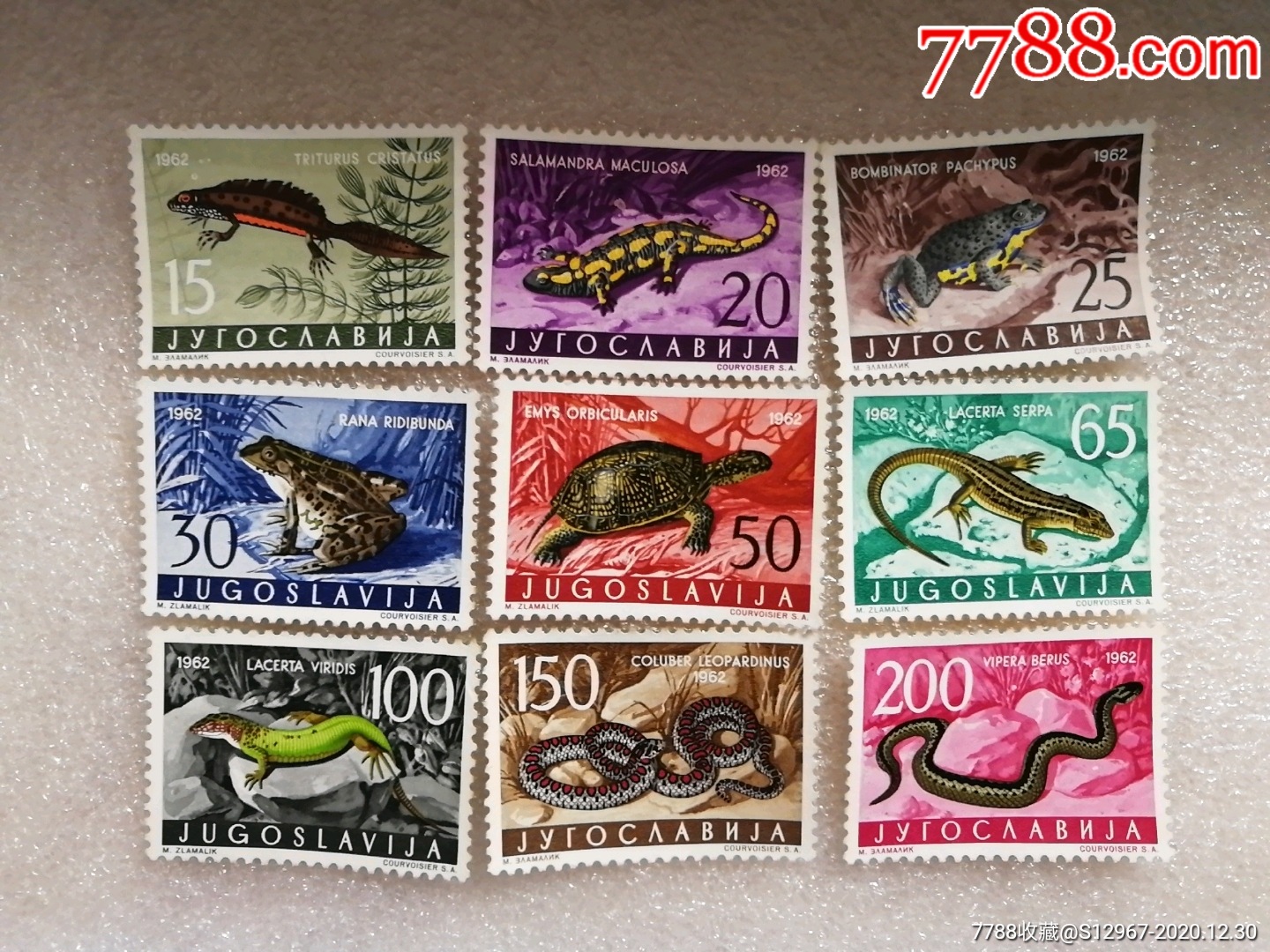 南斯拉夫邮票(无戳)