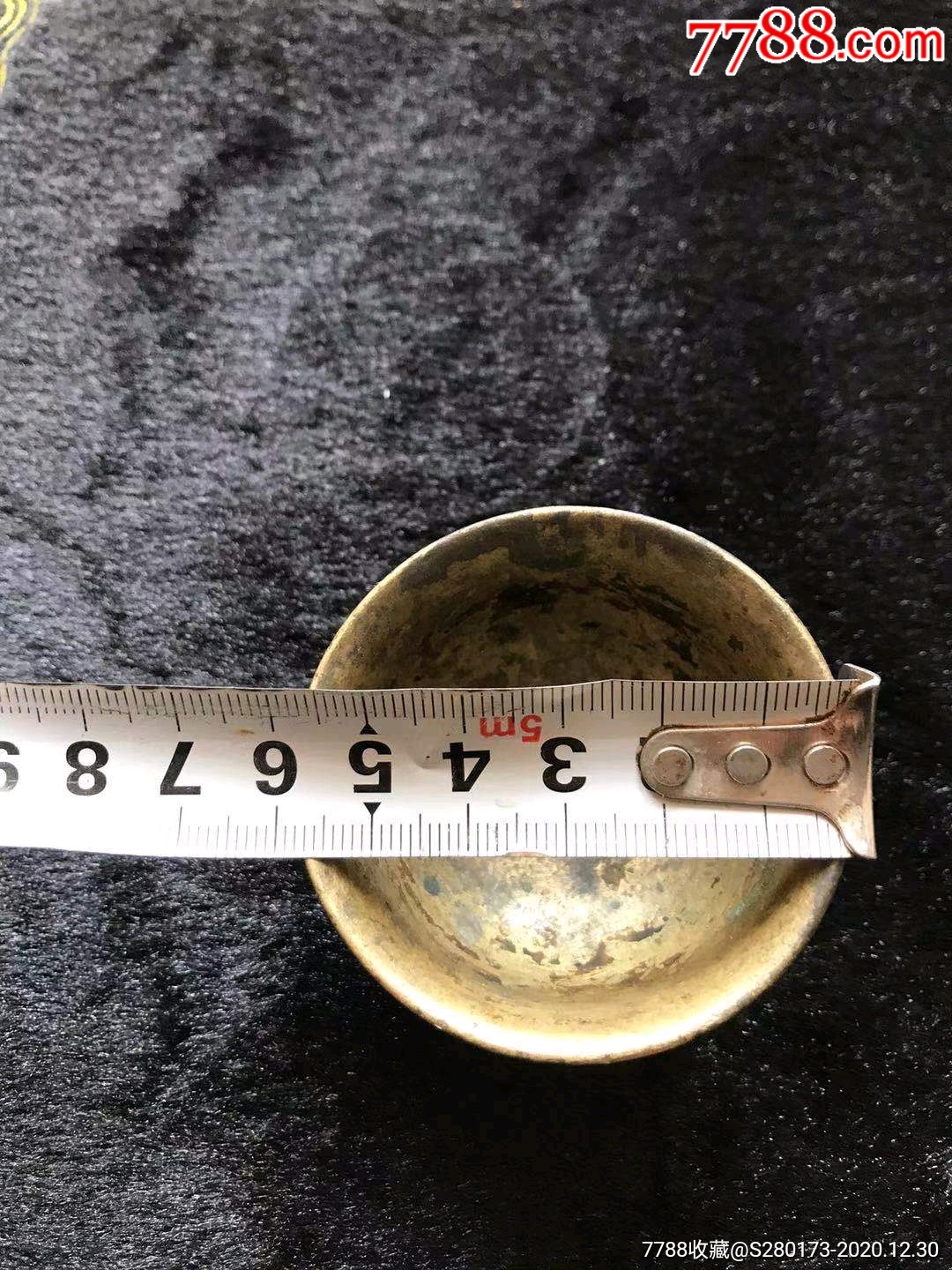 清末民国铜茶杯