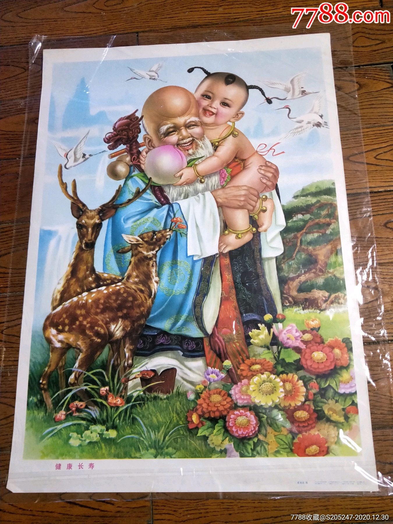 老年画健康长寿