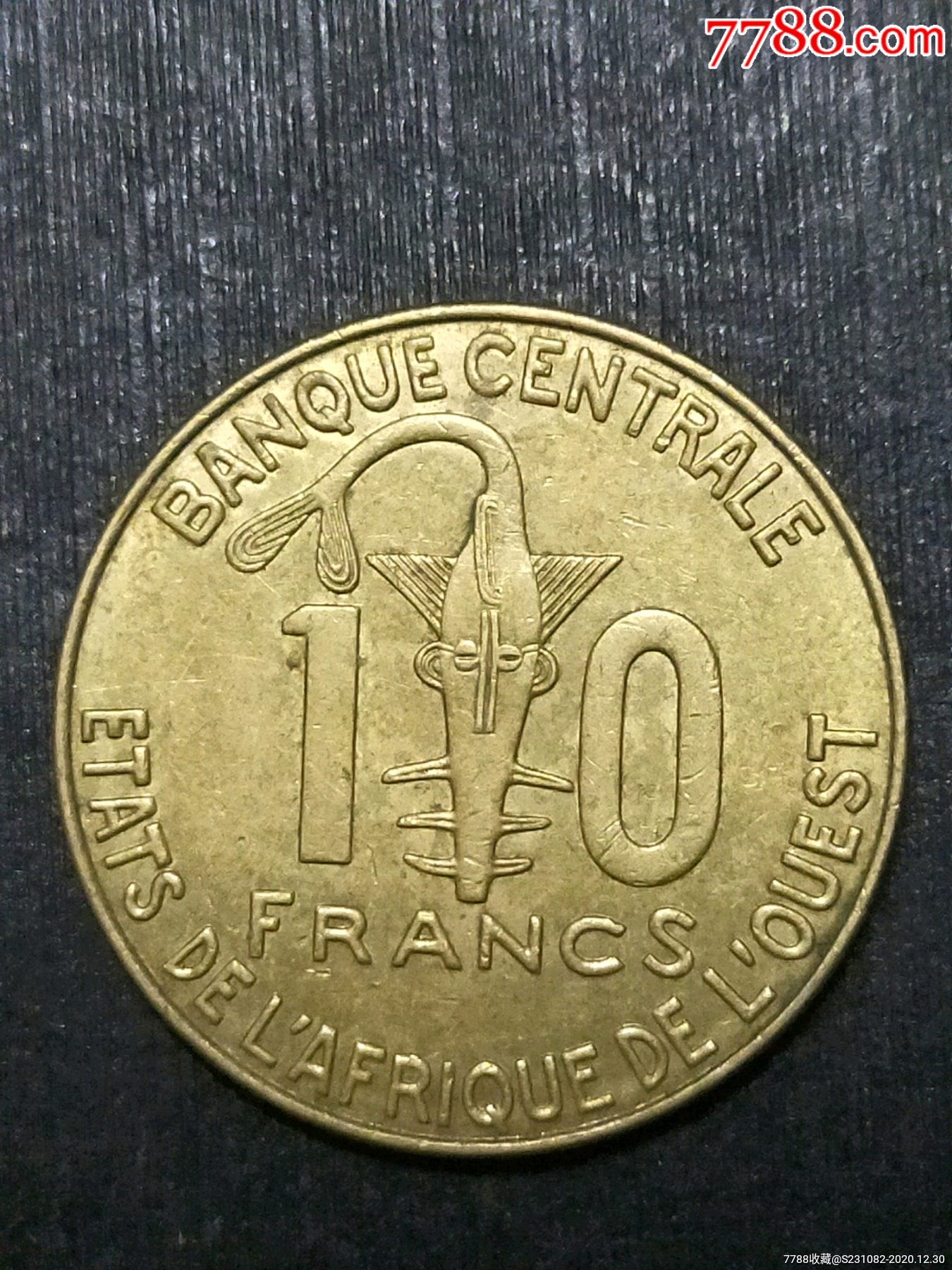 西非10法郎2012年