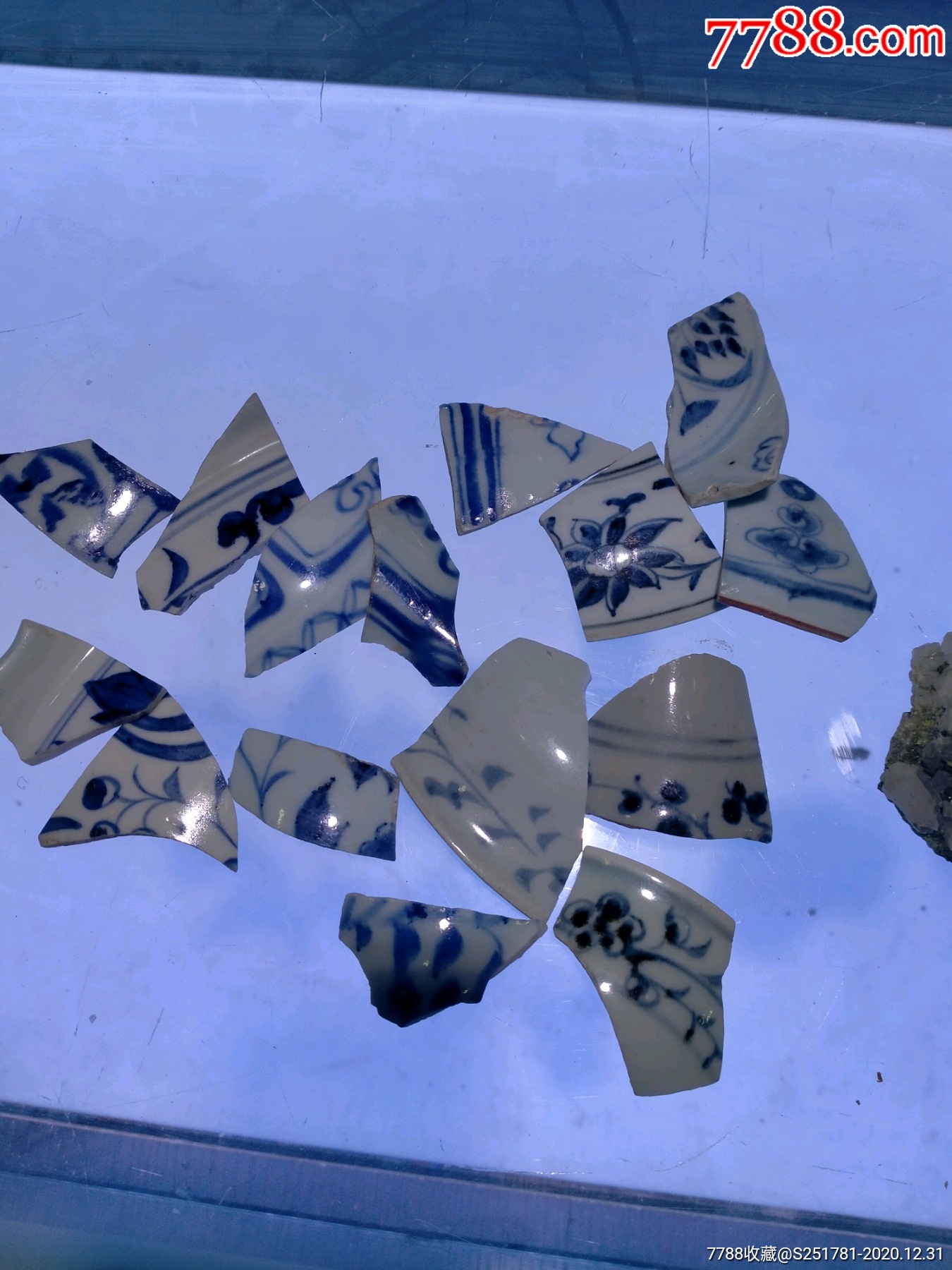 元青花瓷片苏料