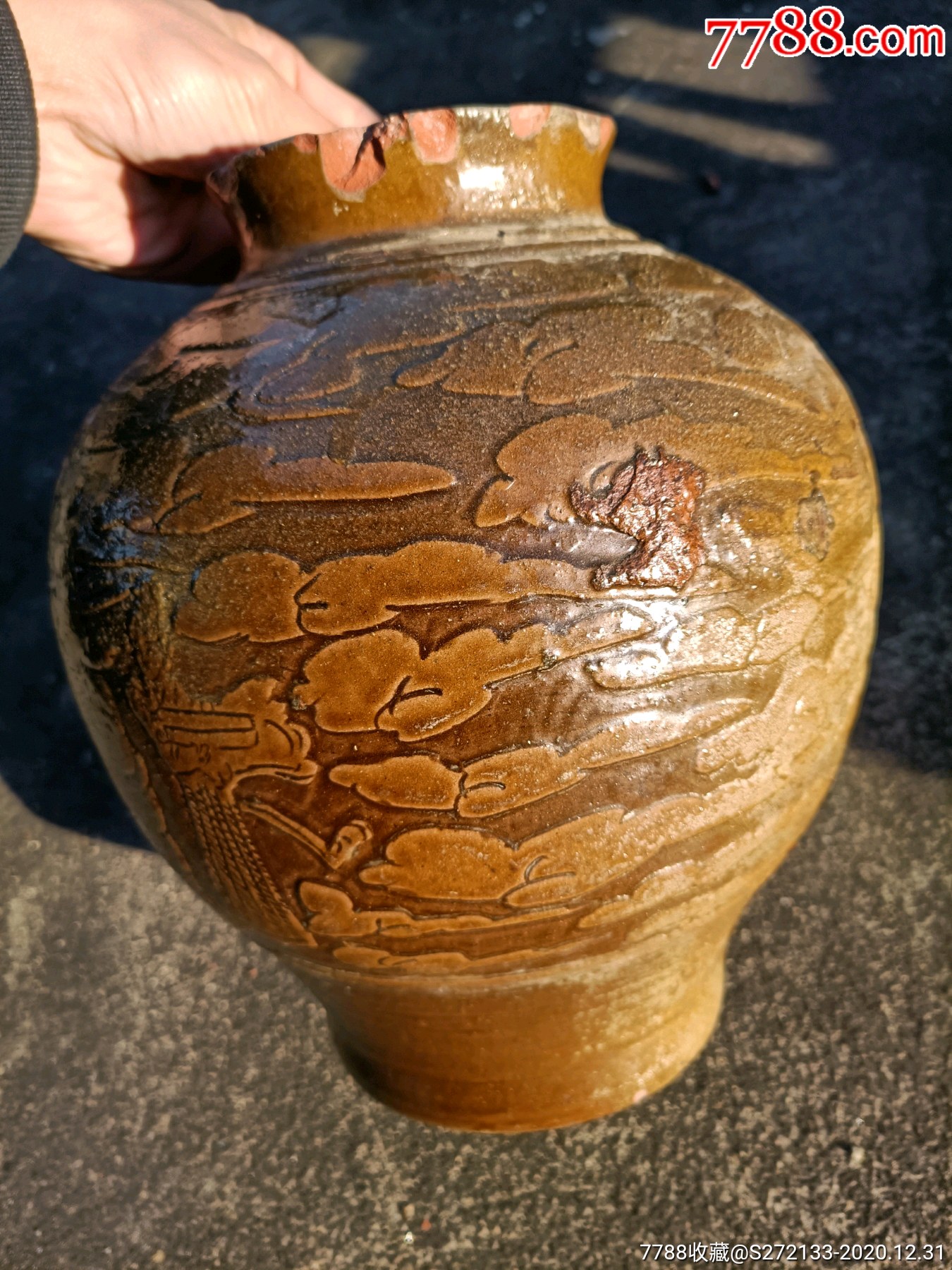 马口窑牛朗织女罐_其他陶器_鉴别图片_收藏价格_7788陶器收藏