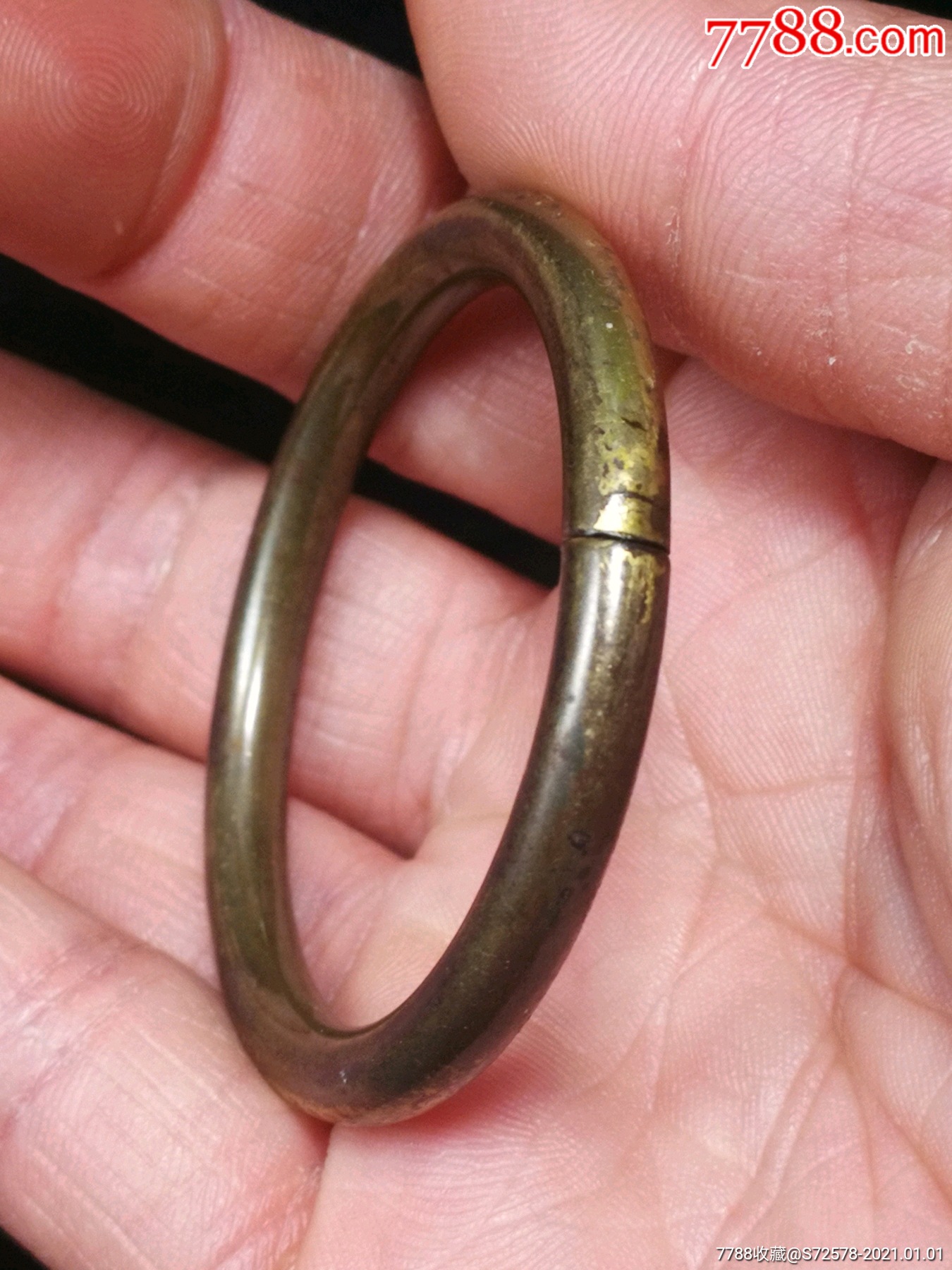 老鎏金铜环素环_铜杂件_第4张_7788瓷器