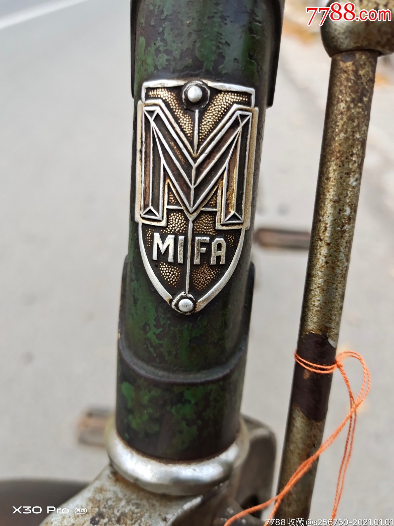 德国生产大mifa牌老自行车品相一流正常使用