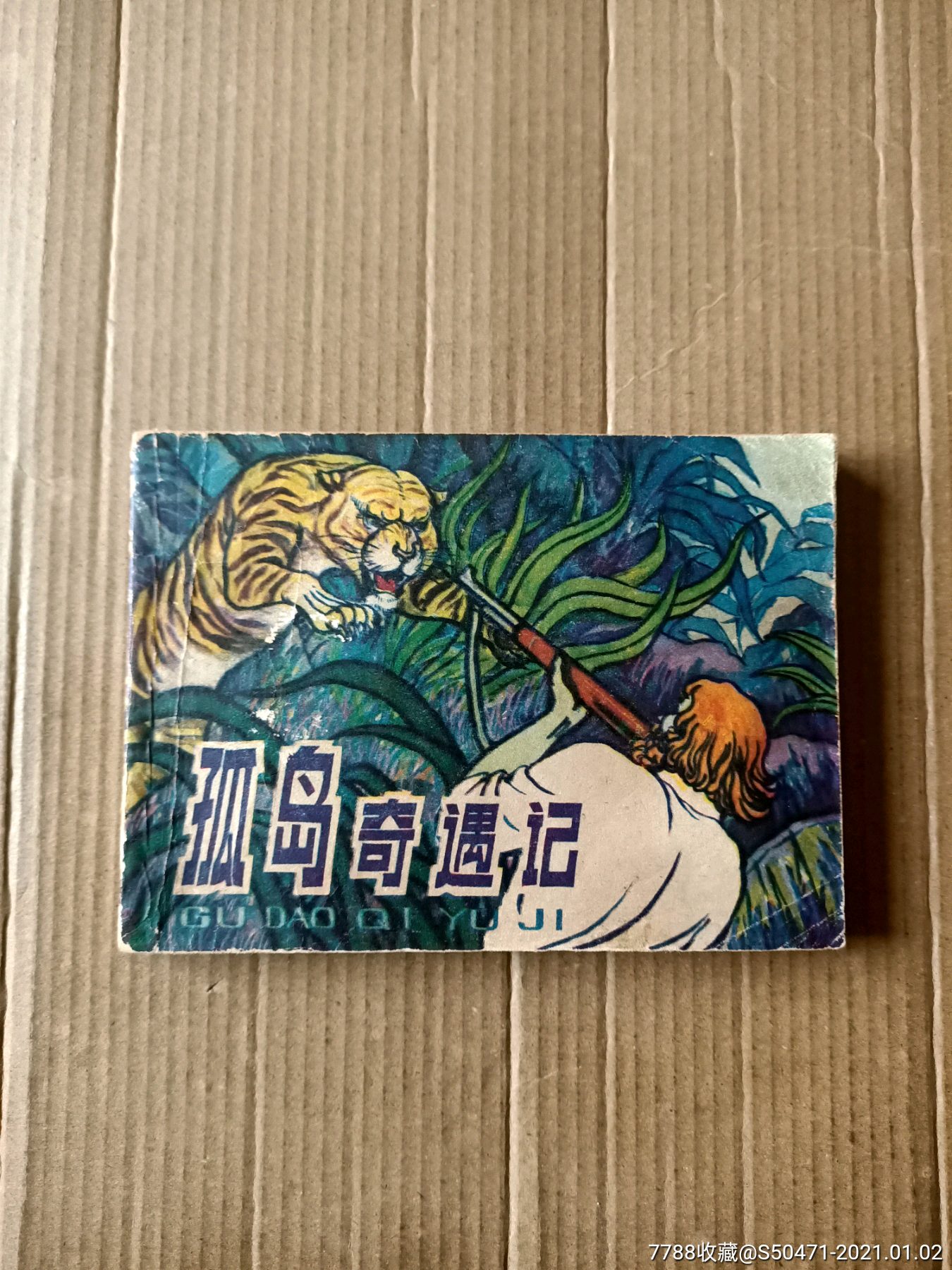 孤岛奇遇记_连环画/小人书_第1张_7788小人书