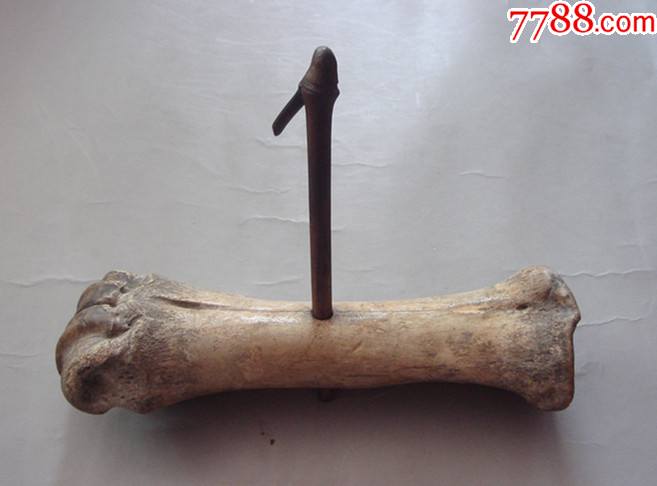 老民俗老骨制纺锤zyta980061