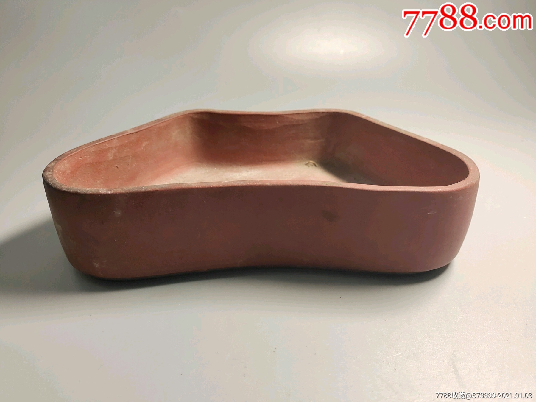 7080年代宜兴蝴蝶口紫砂盆