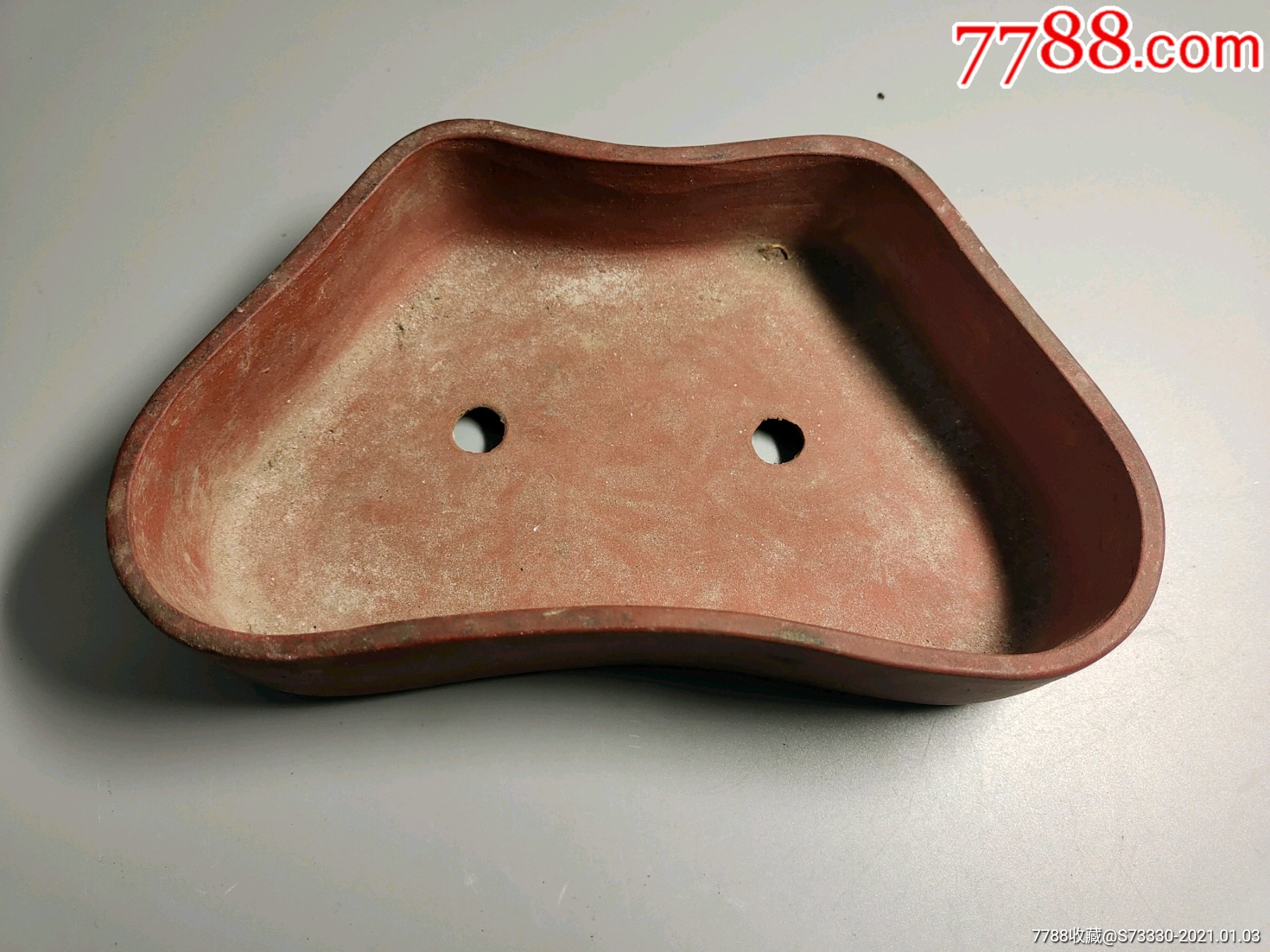 7080年代宜兴蝴蝶口紫砂盆