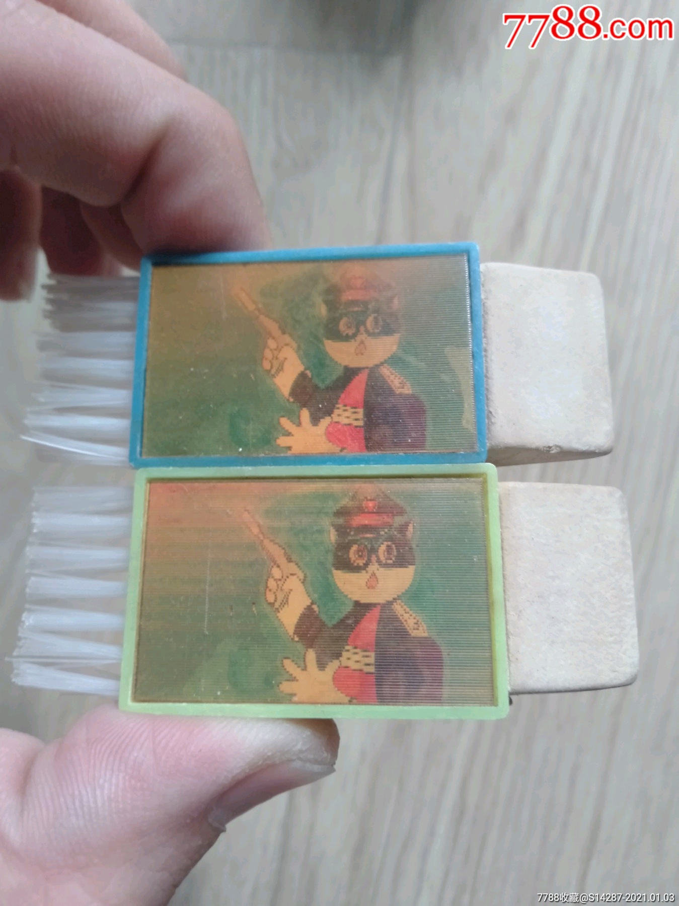 80年代立体转笔刀橡皮擦(孙悟空,哪吒,黑猫警长)