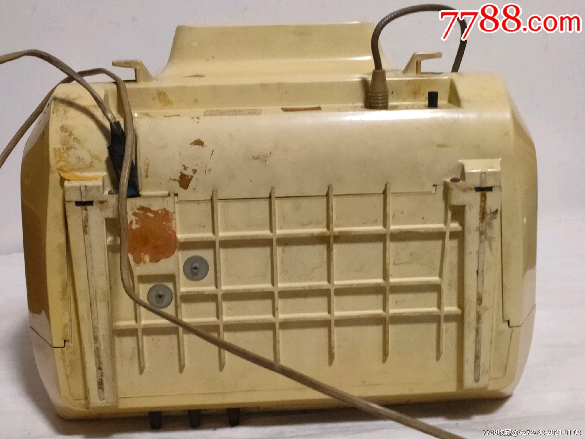 下乡淘到飞利浦黑白电视机保存品相完整正常使用包老