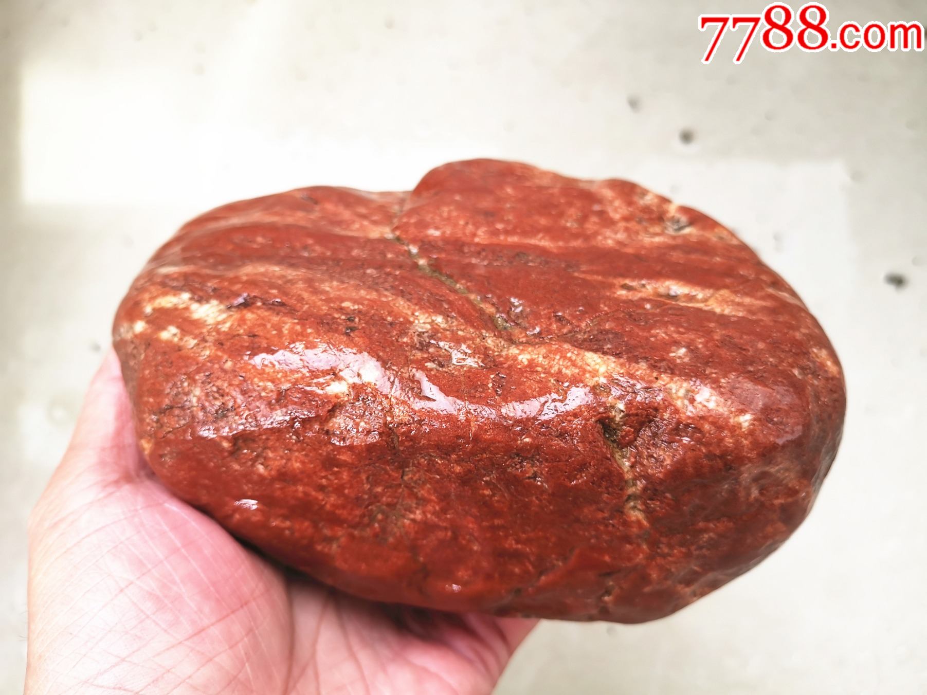 红蜡石(50)(罕见,少)_黄蜡石/蜡石_图片收藏_回收价格_7788老酒收藏