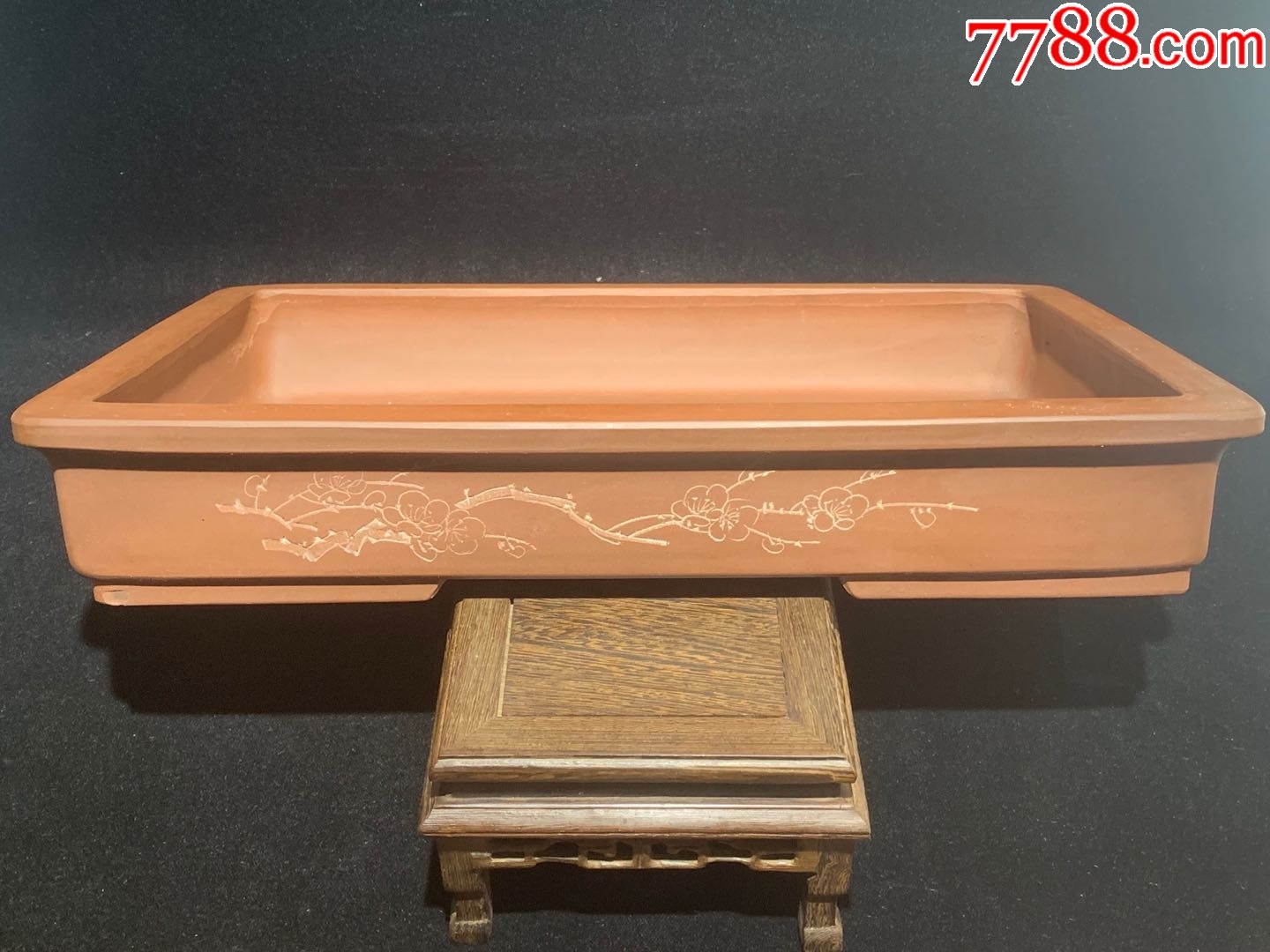 宜兴老紫砂花盆摆件/文革567老厂货收藏/a232_其他紫砂_字体图片_收藏