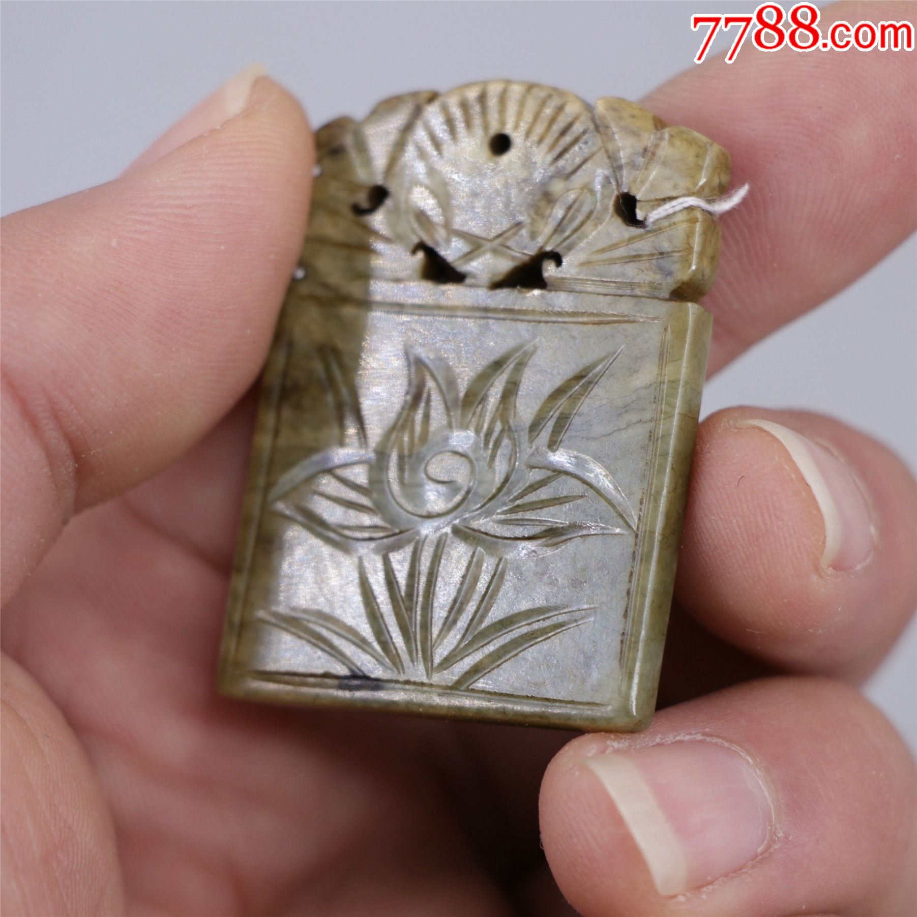 和田纯手工蝙蝠玉牌