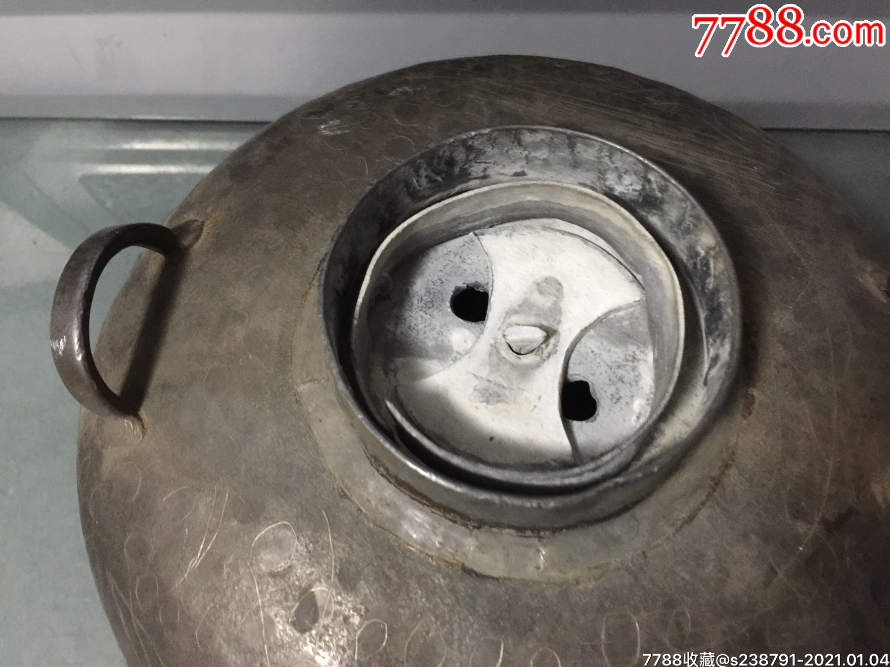 老锡暖脚壶_锡壶/锡器_种类图片_收藏价格_7788茶具