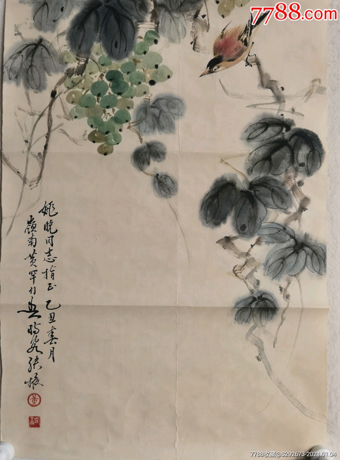 著名畫家黃幻吾花鳥精品_花鳥國畫原作_第9張_7788瓷器