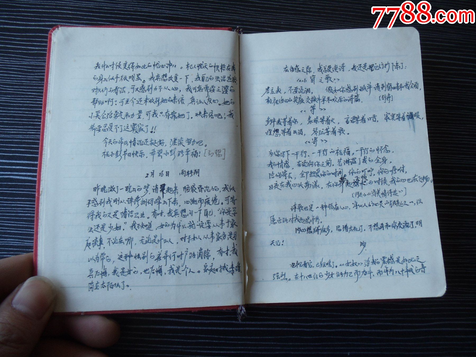 红岩日记本-一个女高中生每天的日记记载