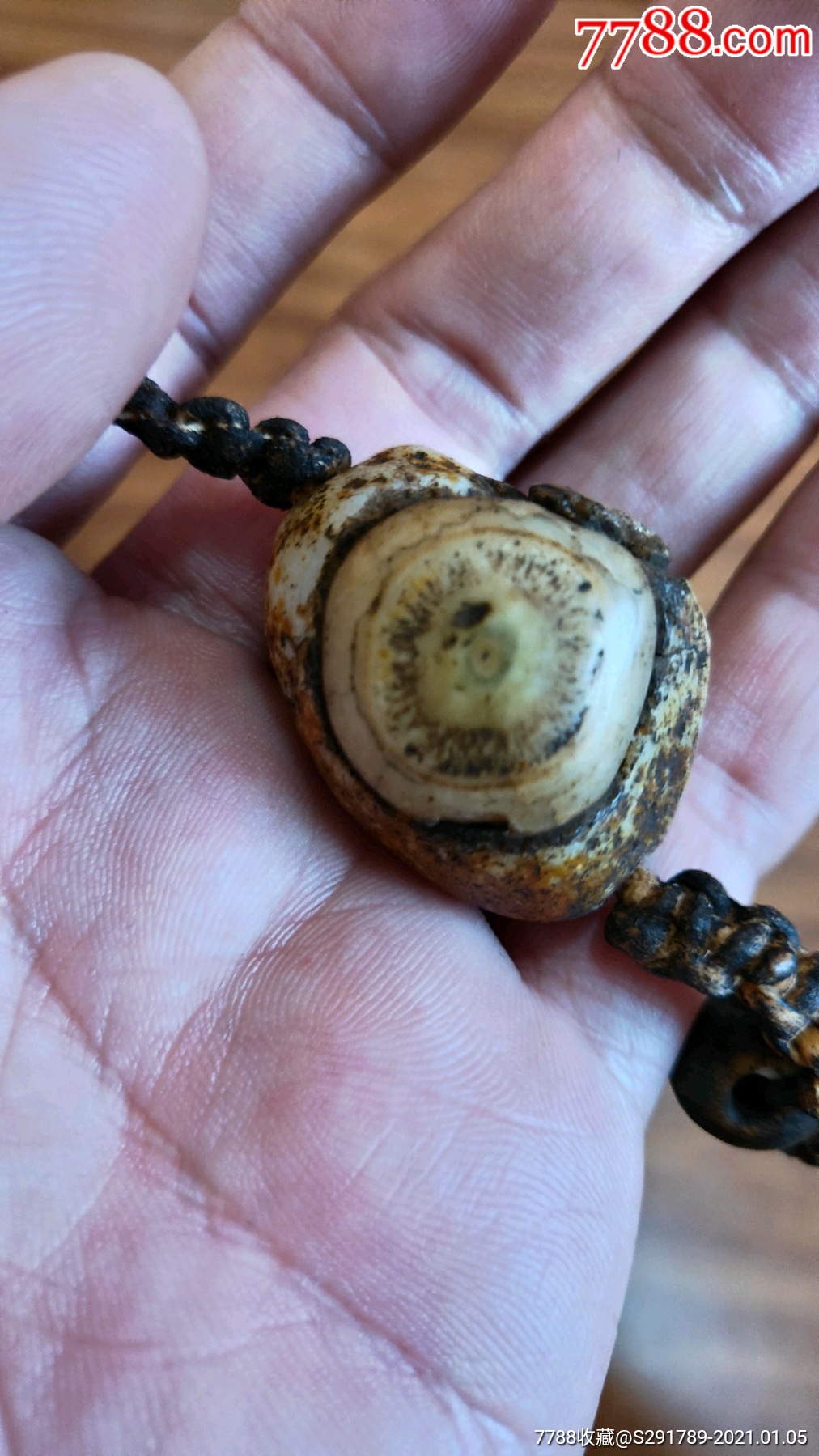 九眼石页岩八字眼天珠