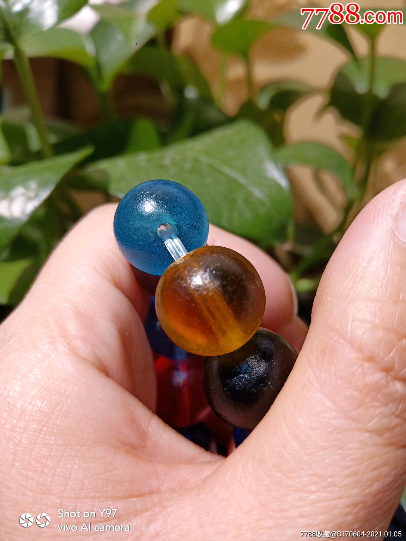 拒马河琉璃-琉璃珠/球-7788收藏