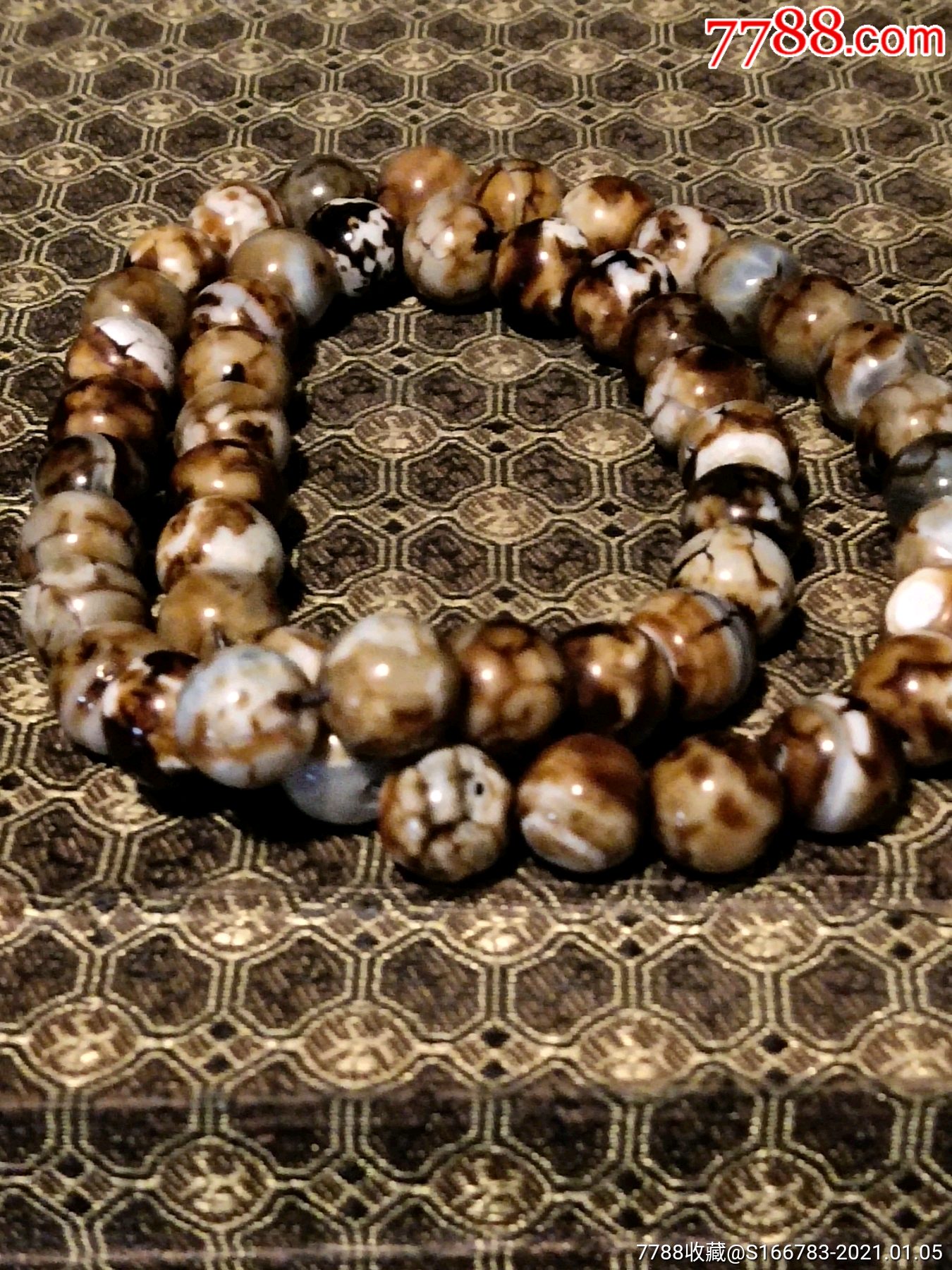 虎皮玛瑙串珠