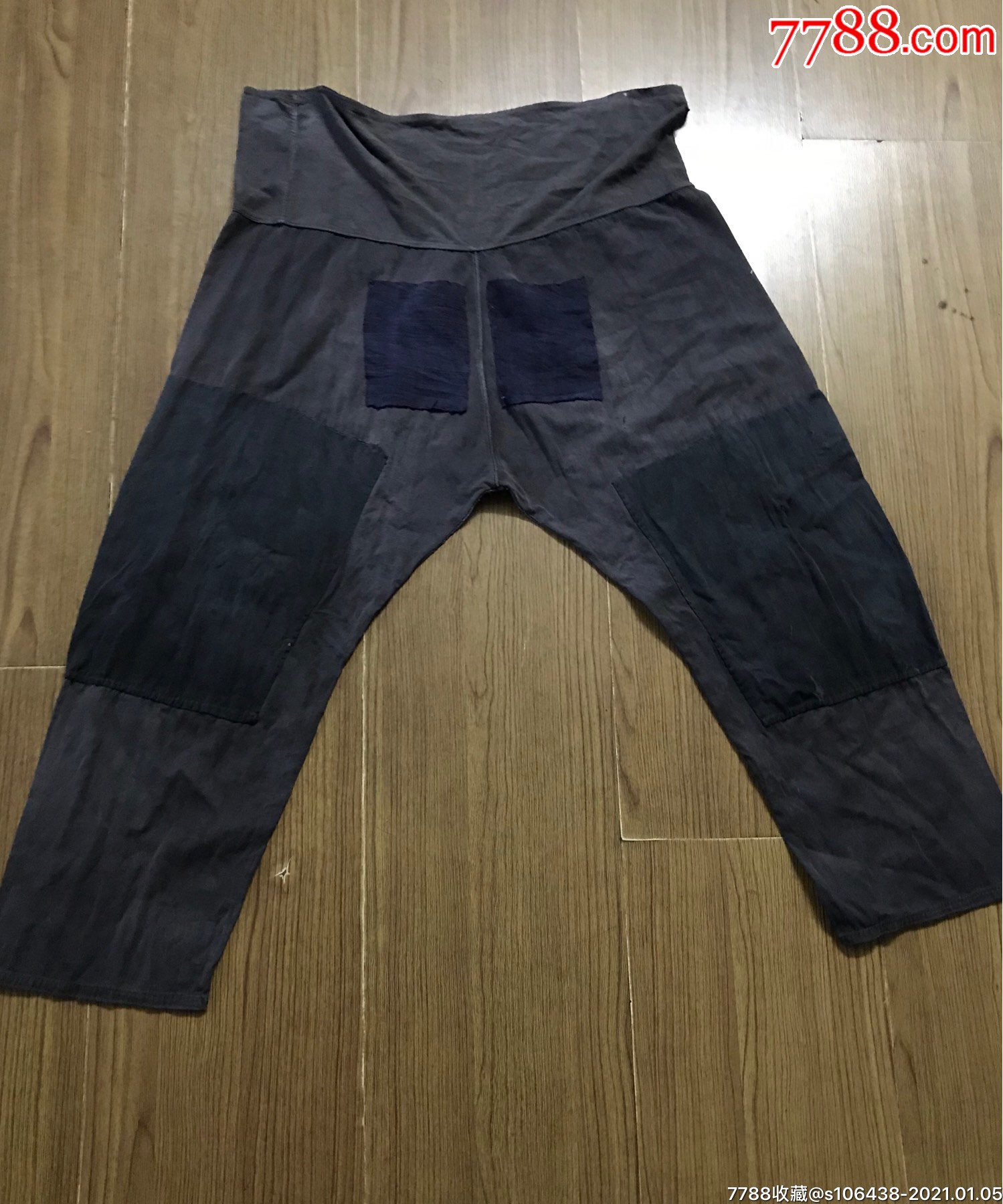 老式补丁大档裤老裤子褴褛衣服裤子