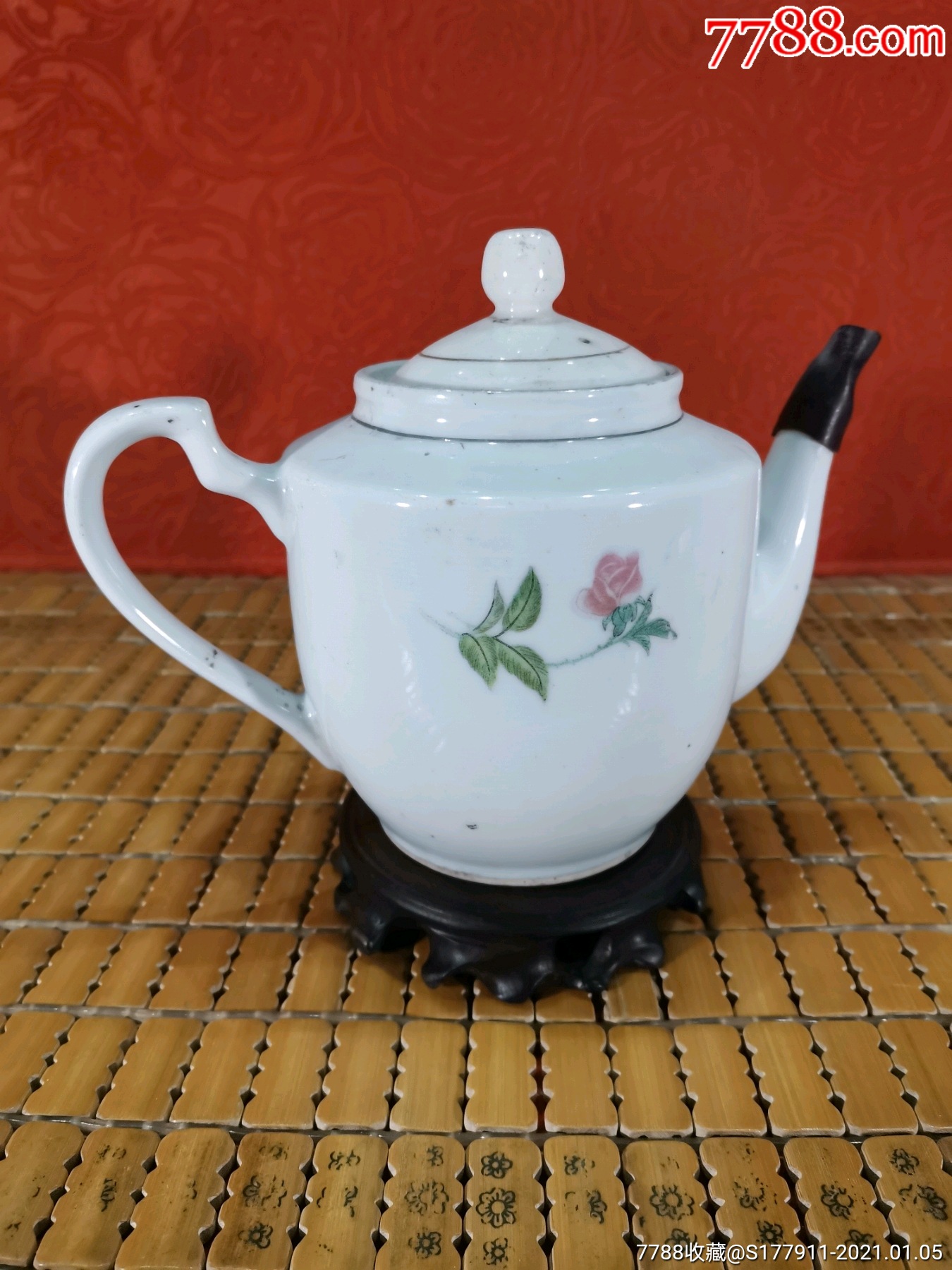 80年代公鸡茶壶