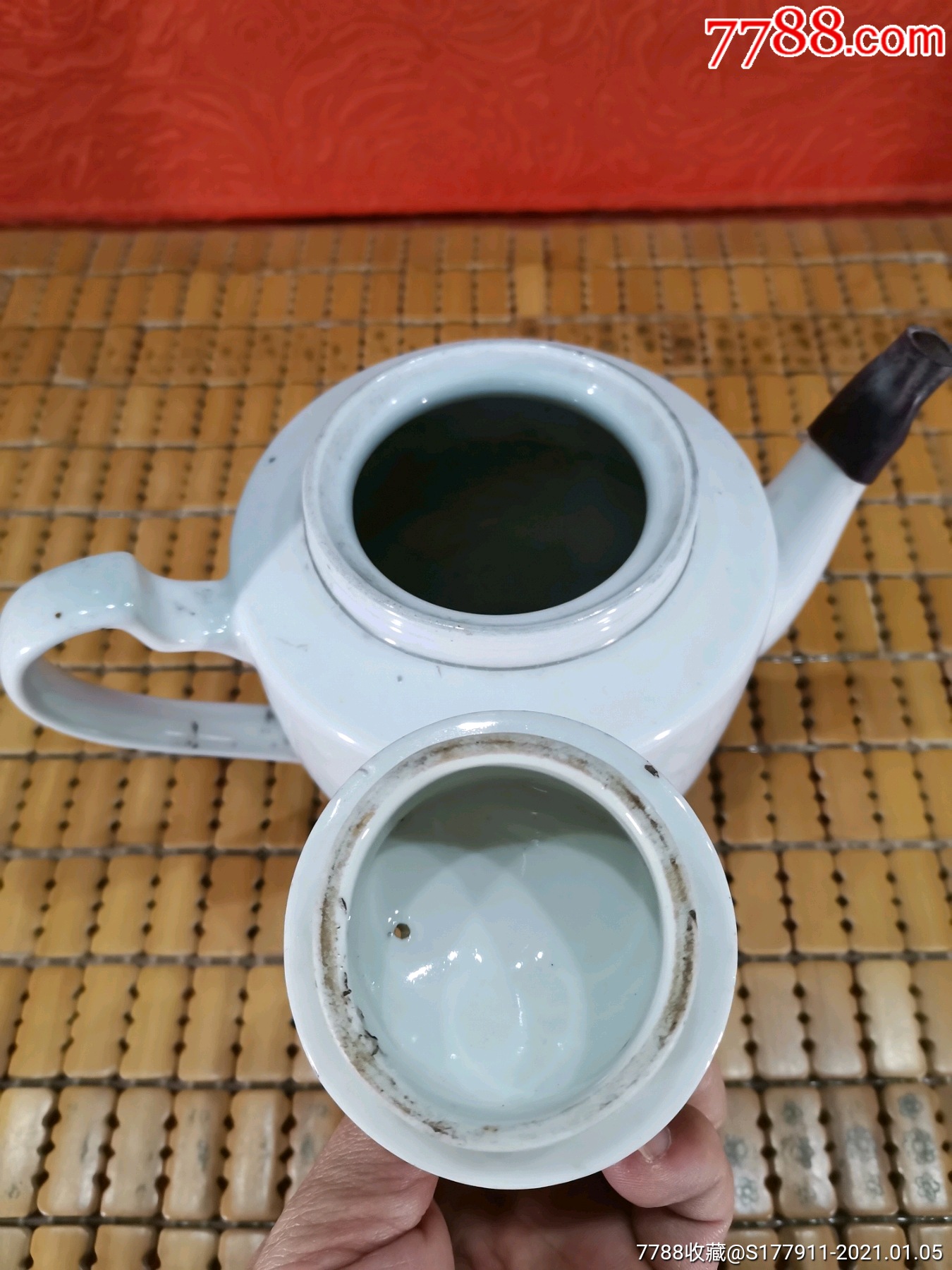 80年代公鸡茶壶