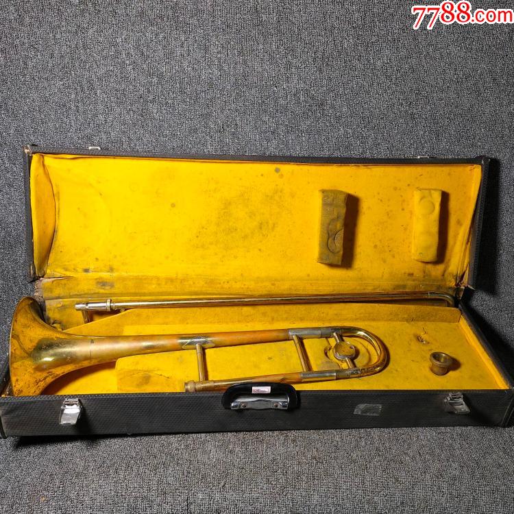 二手国产老物件大号长号带箱纯摆设音乐餐厅酒吧装饰道具摆件